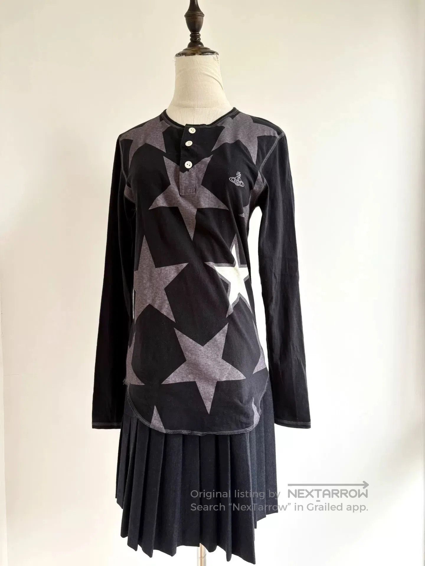 Vivienne Westwood vivienne westwood black gray star top. Size XL / US 12-14 / IT 48-50 - 1 Thumbnail