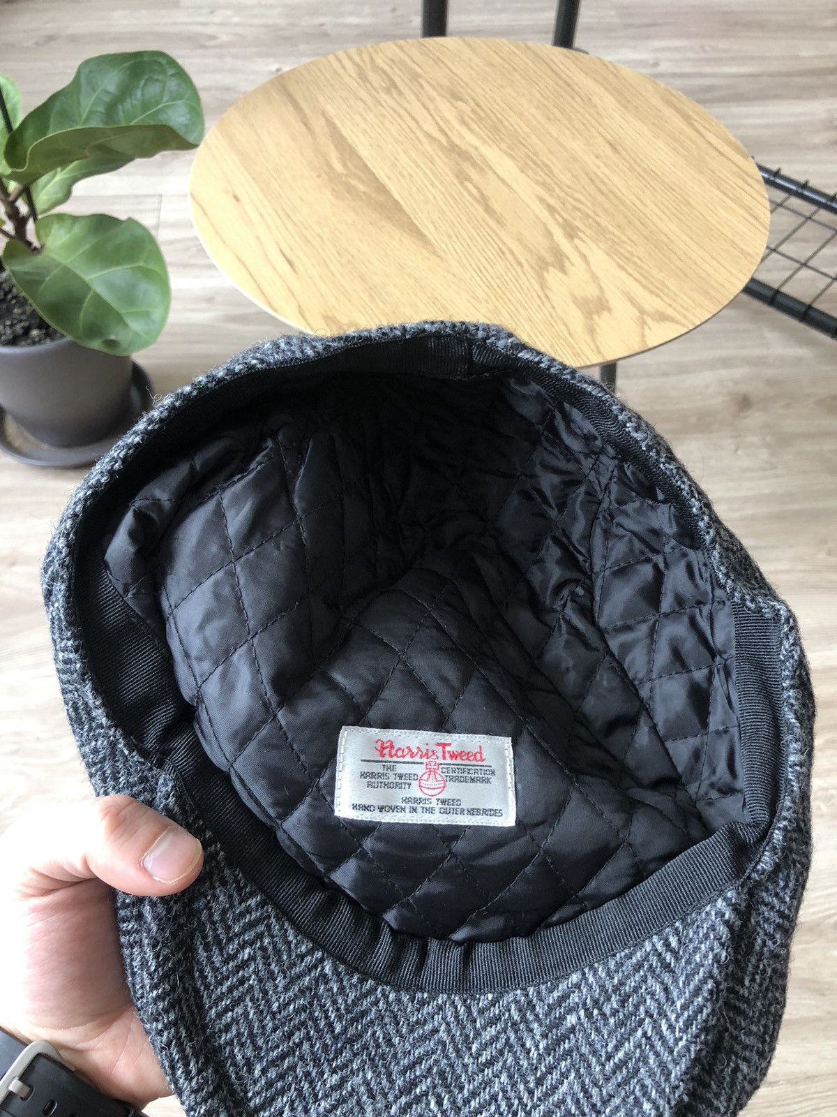Harris Tweed × Vintage Vintage Harris Tweed Wool Cap Hat Size ONE SIZE - 4 Thumbnail
