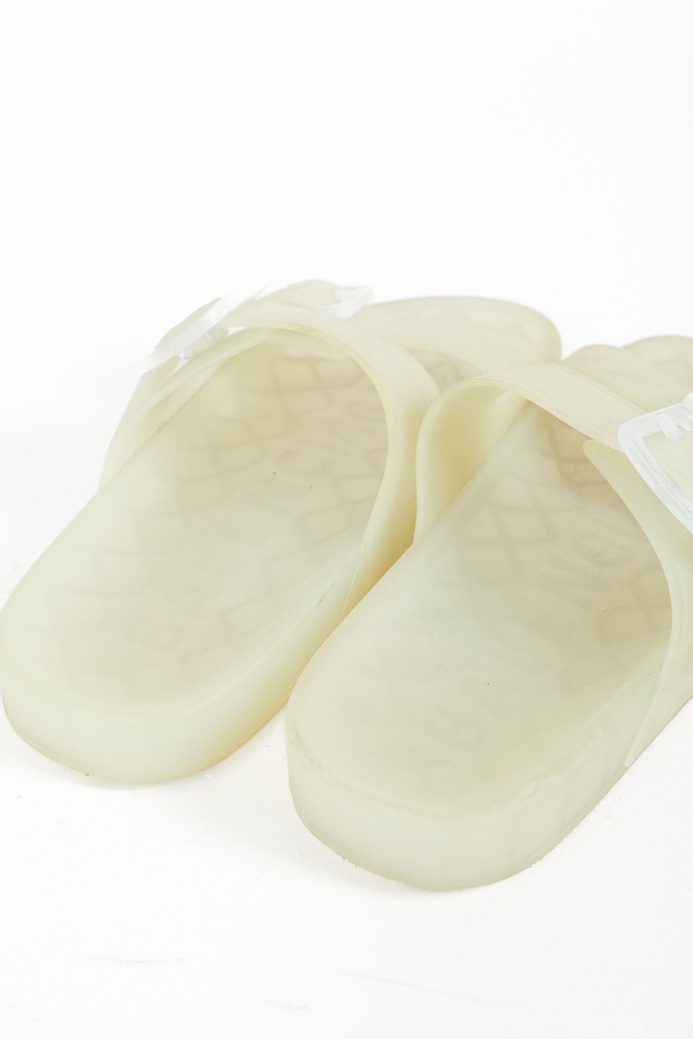 Balenciaga Balenciaga Mallorca Translucent Buckled Jelly Slide Sandals Size US 7.5 / IT 37.5 - 9 Thumbnail