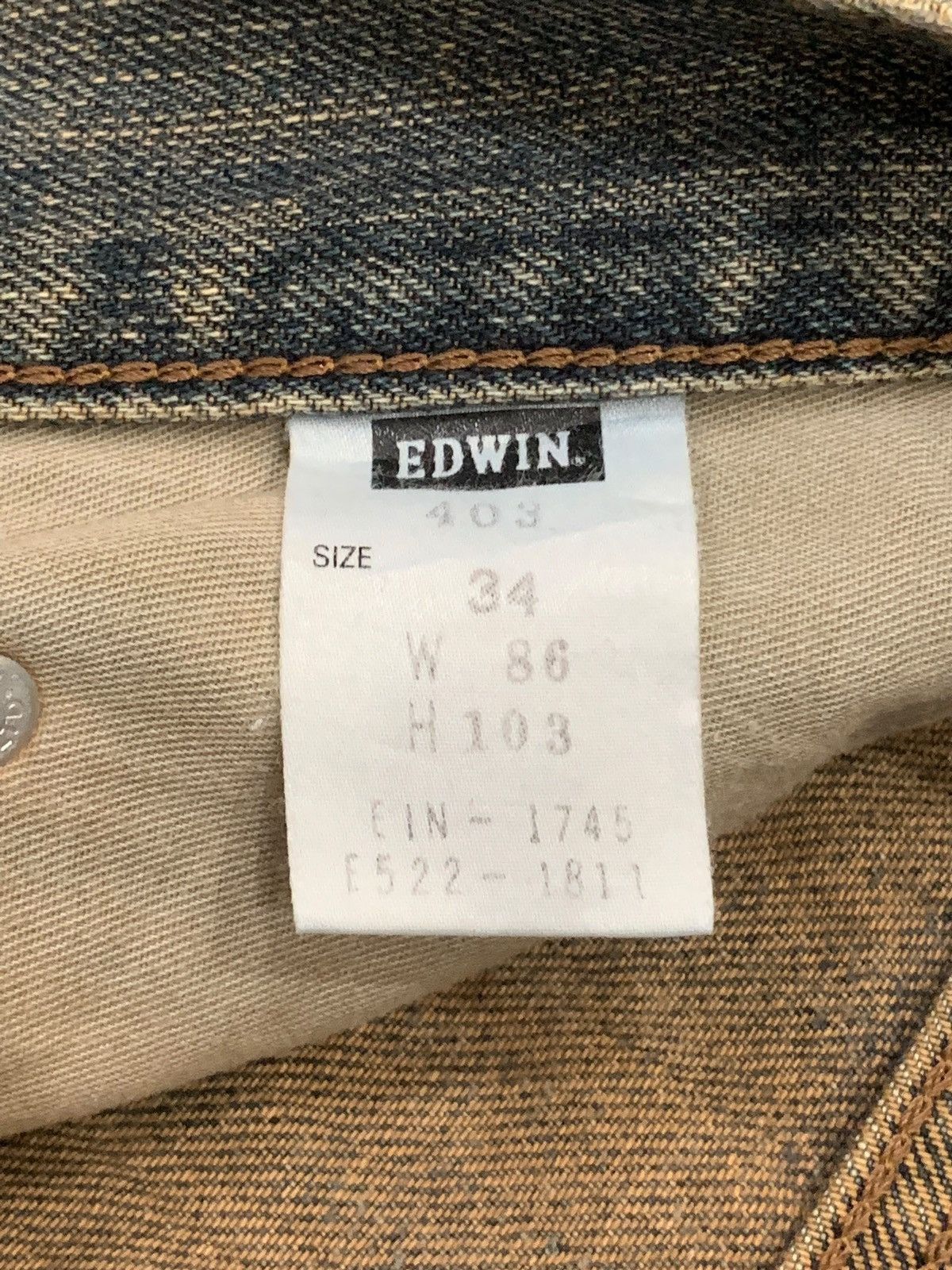 Edwin Edwin 403 Mudwash Denim Pants (AC34) Size US 34 / EU 50 - 15 Thumbnail