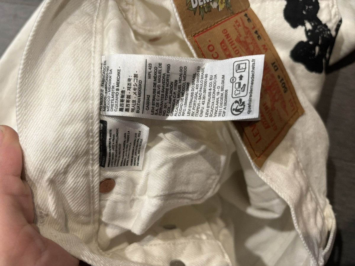 DENIM TEARS Denim Teras Jeans white 34 Size US 34 / EU 50 - 6 Thumbnail