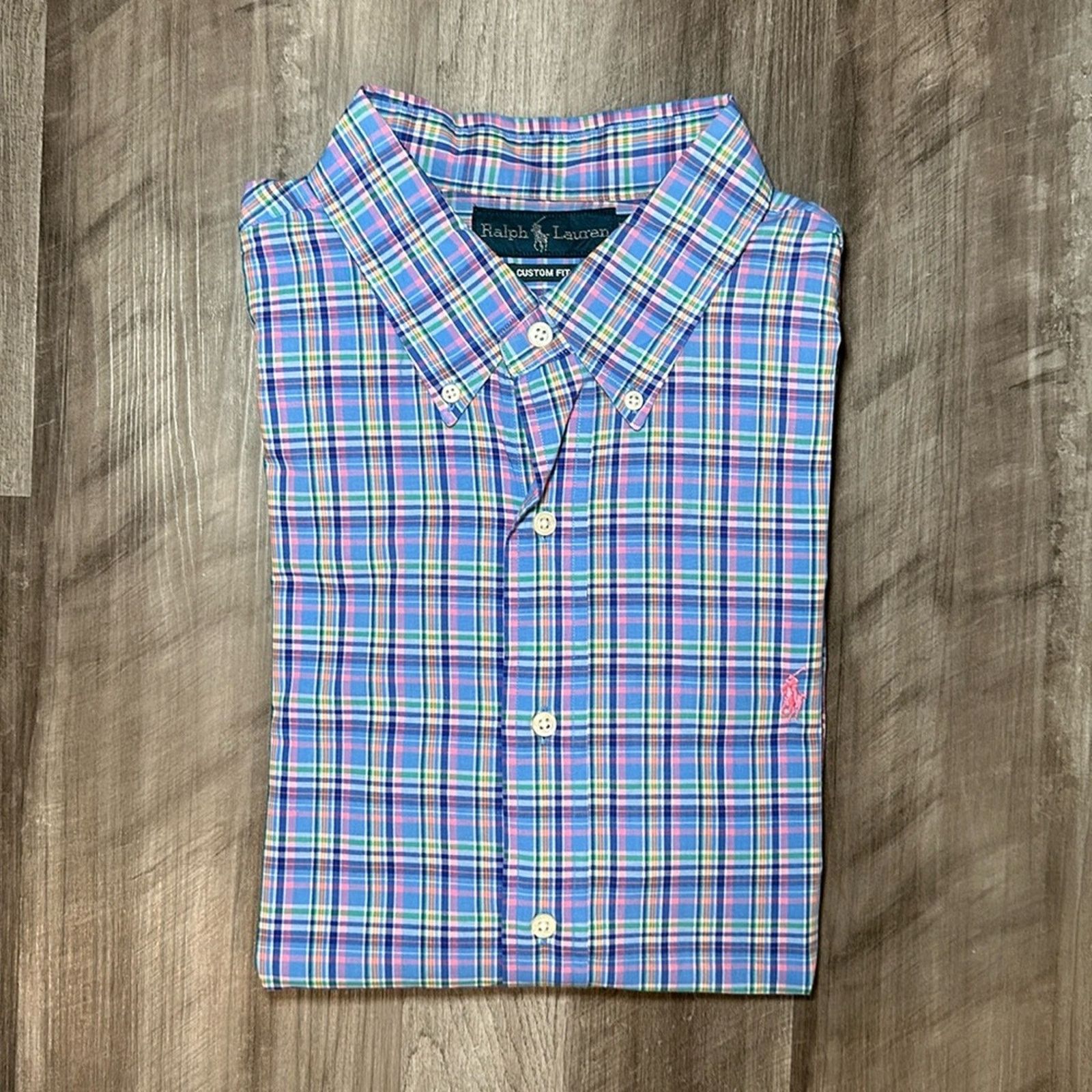 Ralph Lauren Ralph Lauren Custom Fit Long Sleeve Button Down - XL Size US XL / EU 56 / 4 - 1 Thumbnail