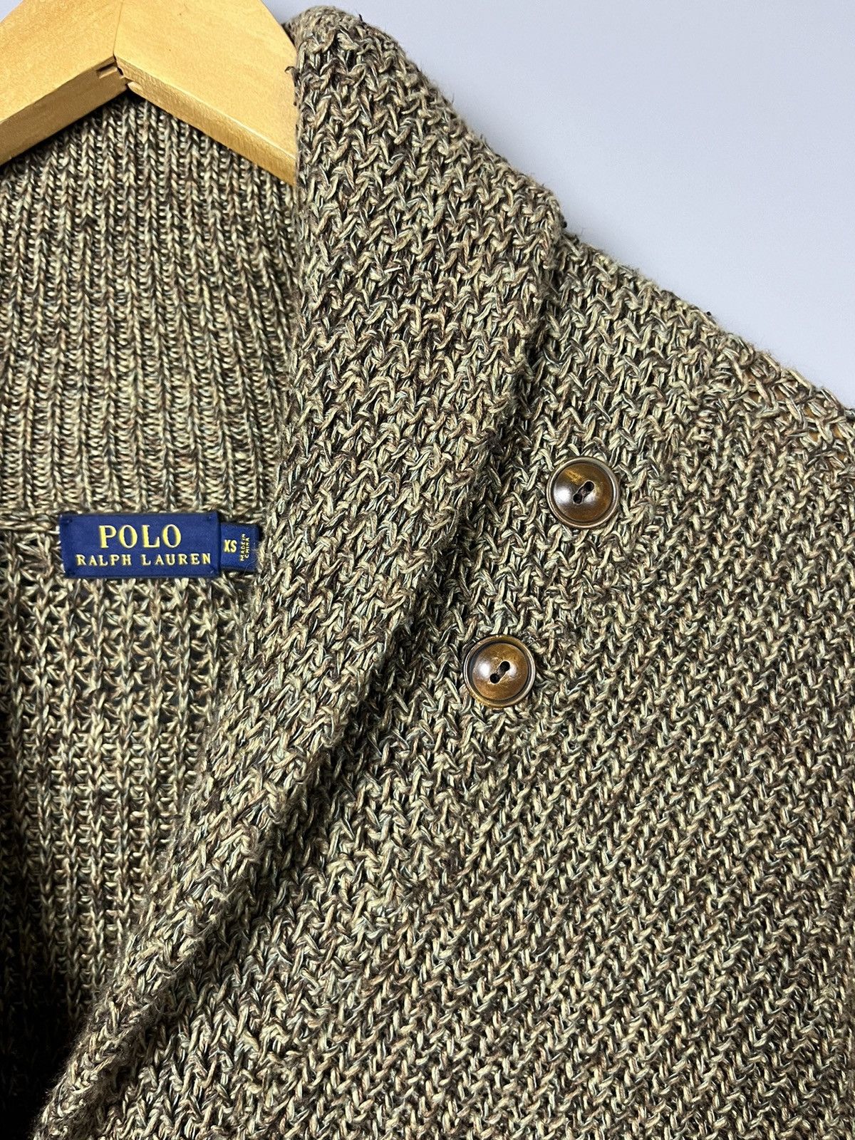 Designer × Polo Ralph Lauren Polo Ralph Lauren linen cotton cardigan sweater button up Size XS / US 0-2 / IT 36-38 - 4 Thumbnail