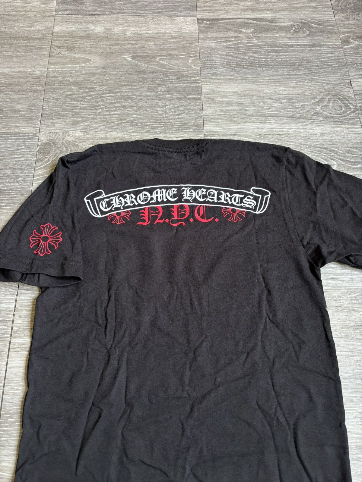 Chrome Hearts Chrome Hearts NYC Exclusive Scroll Tee Size US S / EU 44-46 / 1 - 5 Thumbnail