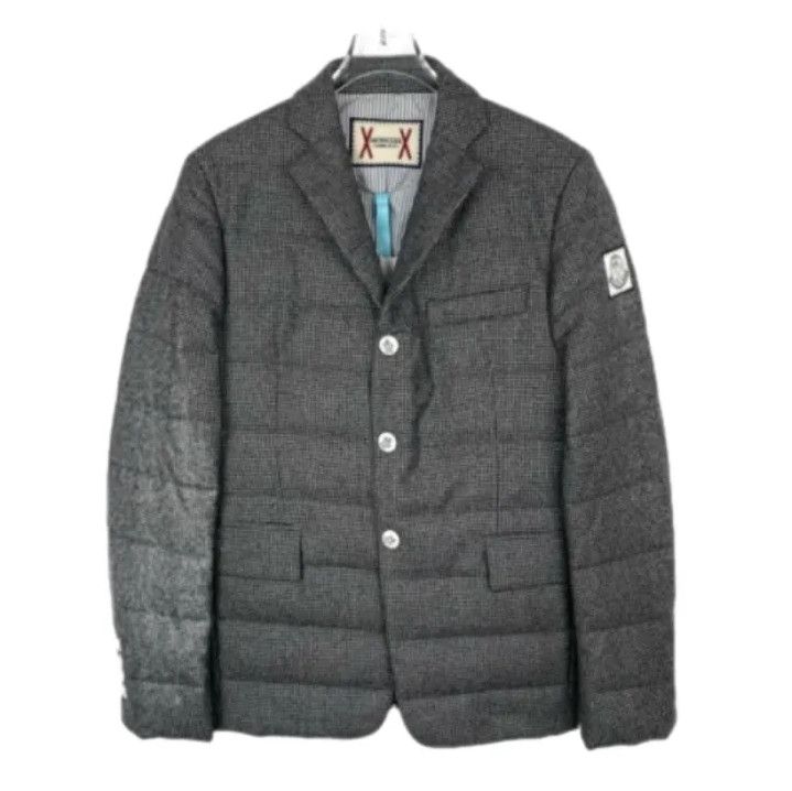 Moncler Moncler x Thom Browne Logo Patch Lapel Down Blazer Size US XS / EU 42 / 0 - 1 Thumbnail