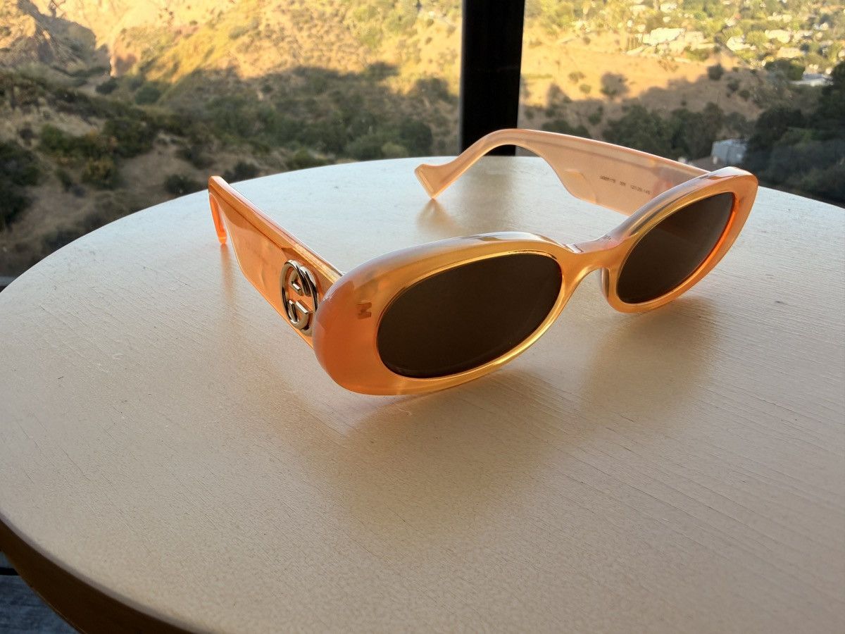 Gucci Gucci Orange Sunglasses Size ONE SIZE - 3 Thumbnail