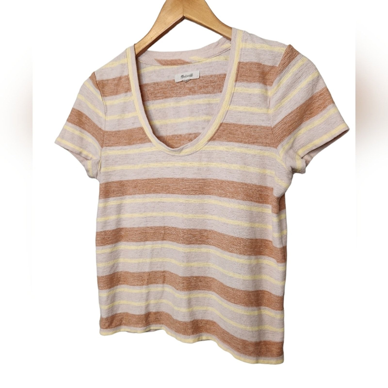 Madewell Madewell Alto Granda Stripe Scoopneck Tee Small Size S / US 4 / IT 40 - 5 Thumbnail