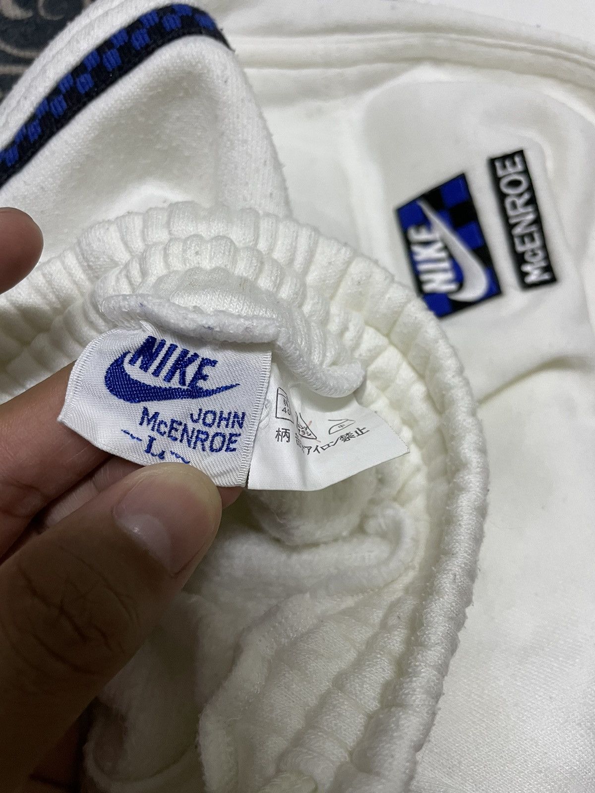 Nike × Vintage VTG 80’s Nike McEnroe White Sweatpants Size US 27 - 10 Thumbnail