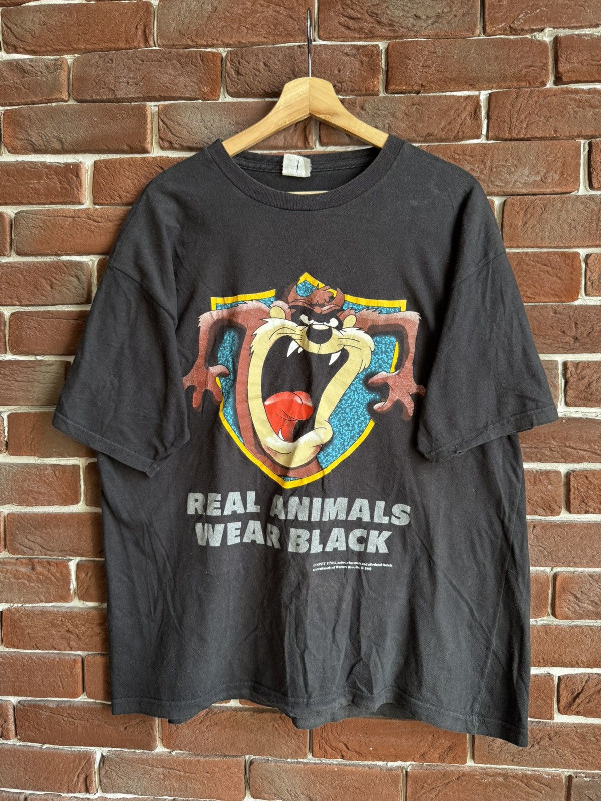 Vintage Vintage Looney Tunes Taz 1993 Warner Bros Graphic Tee Size US XL / EU 56 / 4 - 1 Thumbnail