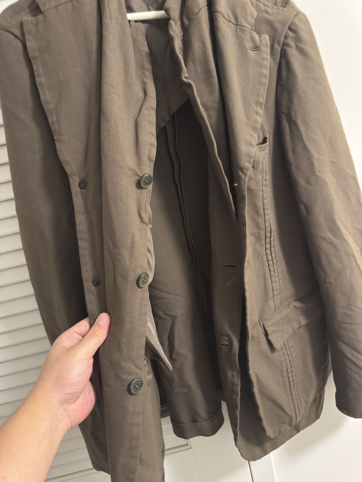 Comme des Garcons Homme Deux Cdg double layer blazer Size US XL / EU 56 / 4 - 9 Thumbnail