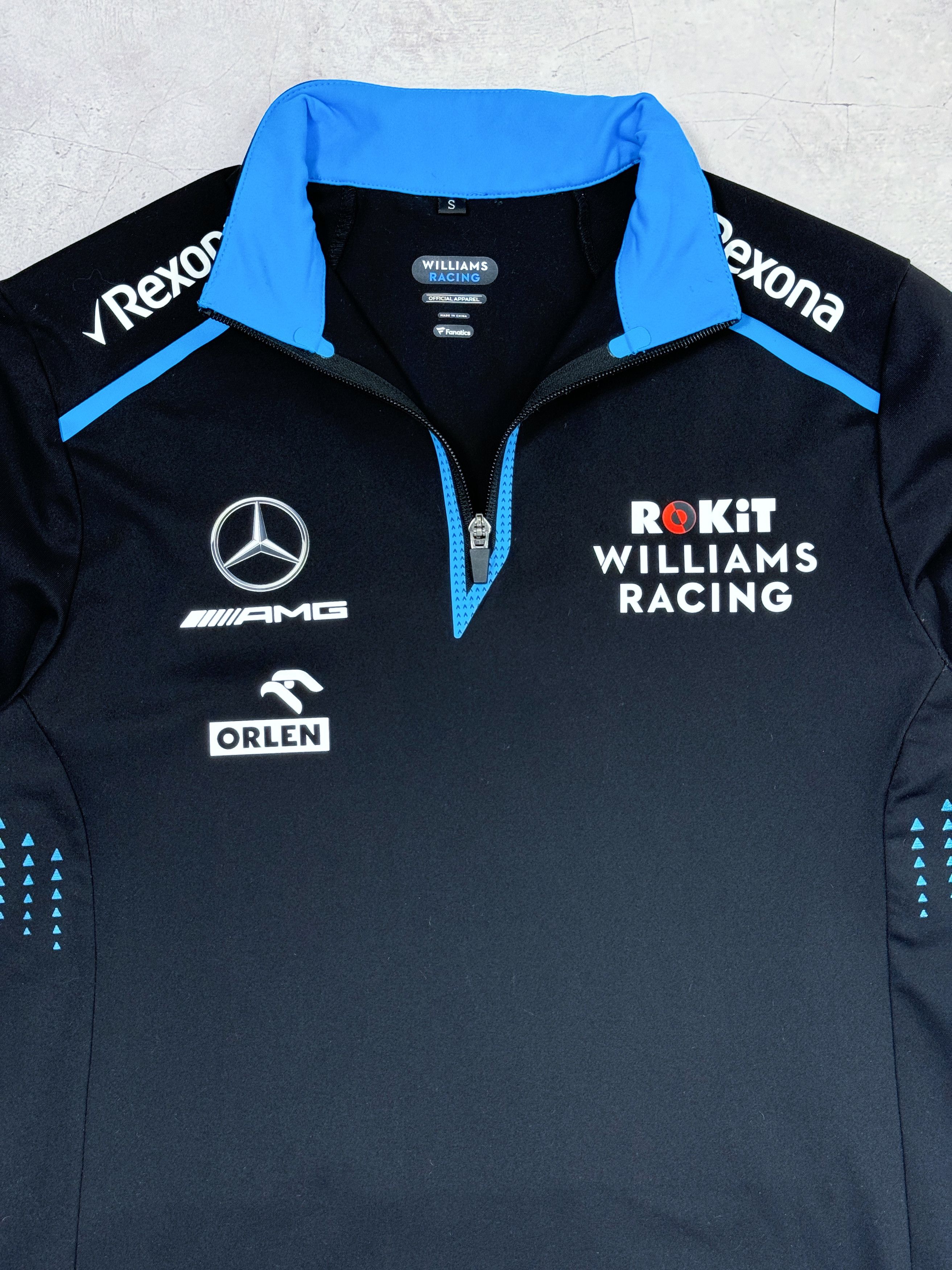 Formula 1 Williams Racing Rokit 1/4 zip Sweatshirt F1 2019 Rexona Size US S / EU 44-46 / 1 - 9 Thumbnail
