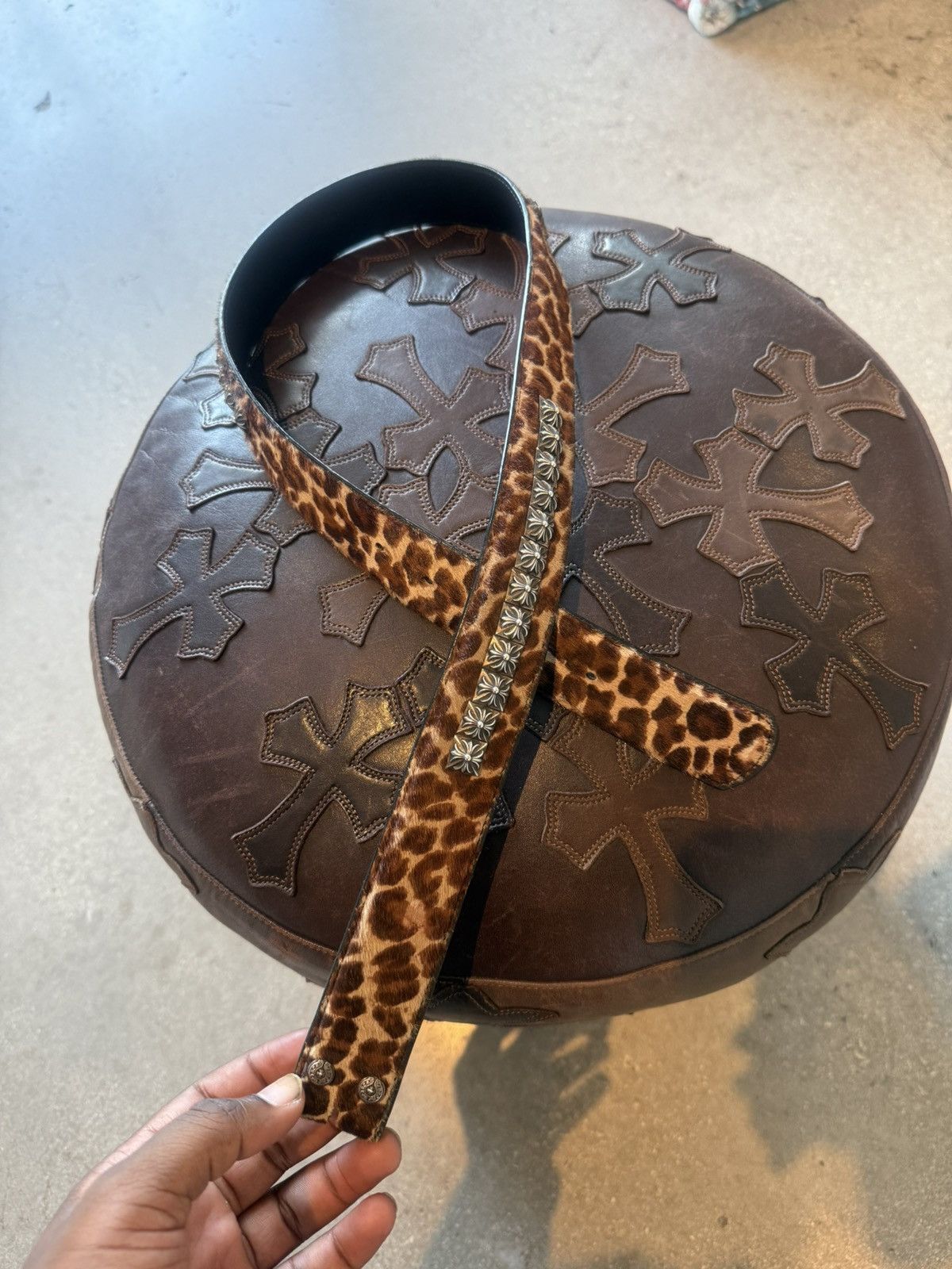 CHROME HEARTS X BELLA HADID CHEETAH STRAP