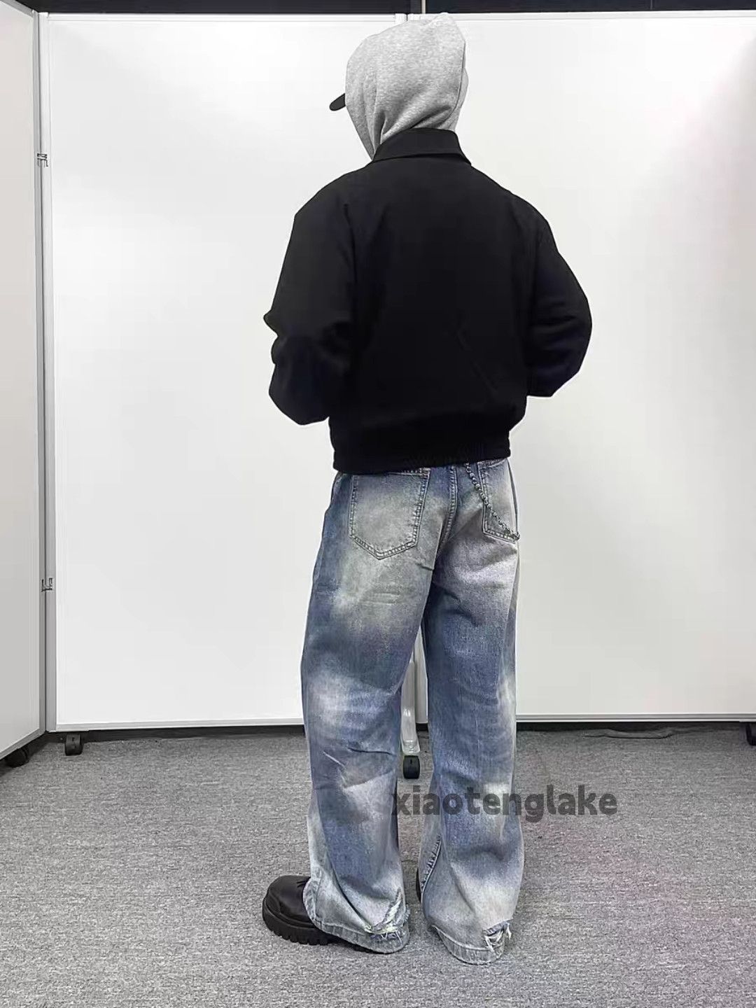 Jean × Vintage washed faded cleanfit yuppie y2k loose baggy jeans Size US 30 / EU 46 - 8 Thumbnail