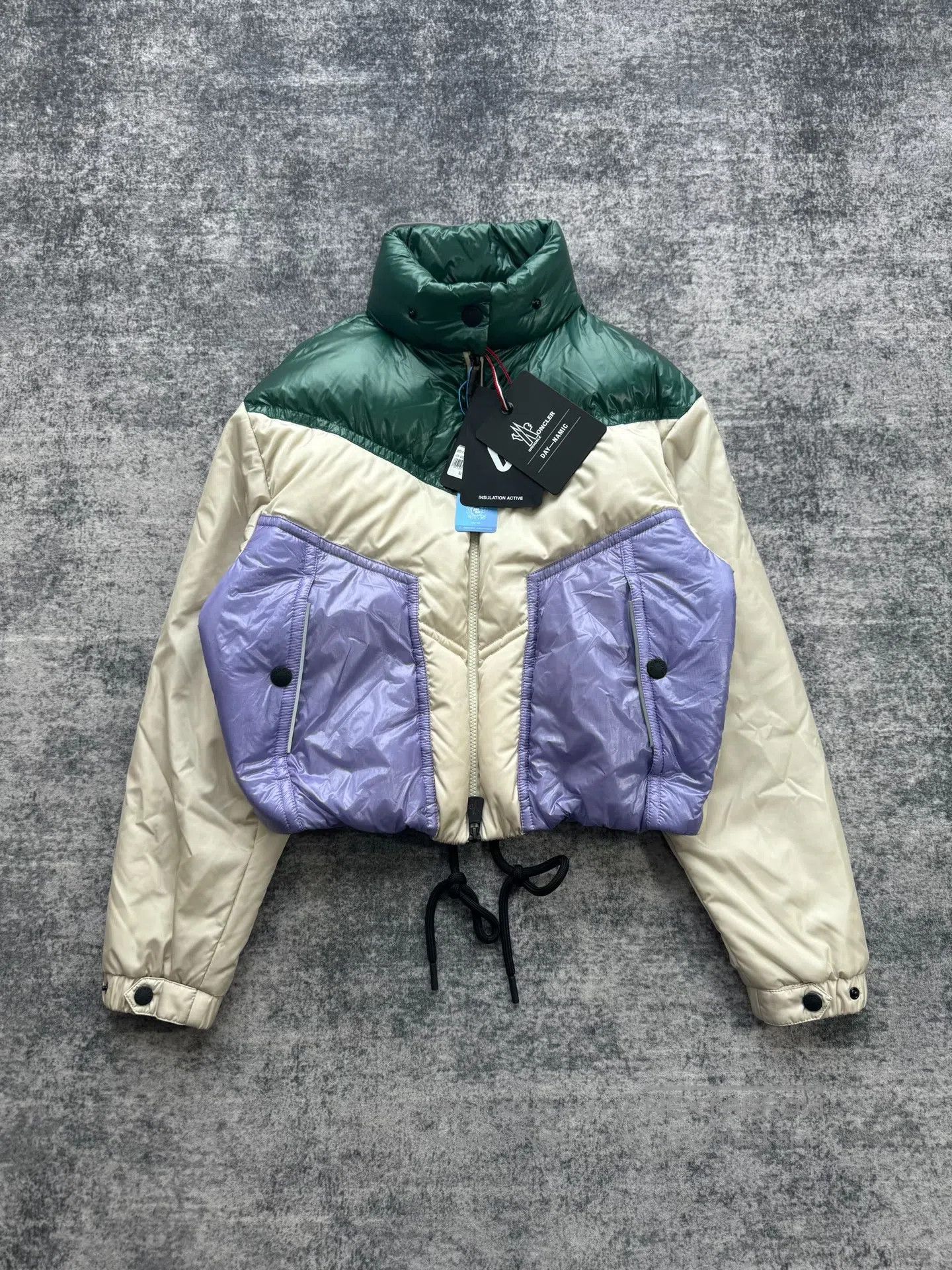 Moncler Moncler Color-Block Stand Collar Down Jacket| Size US XS / EU 42 / 0 - 1 Thumbnail