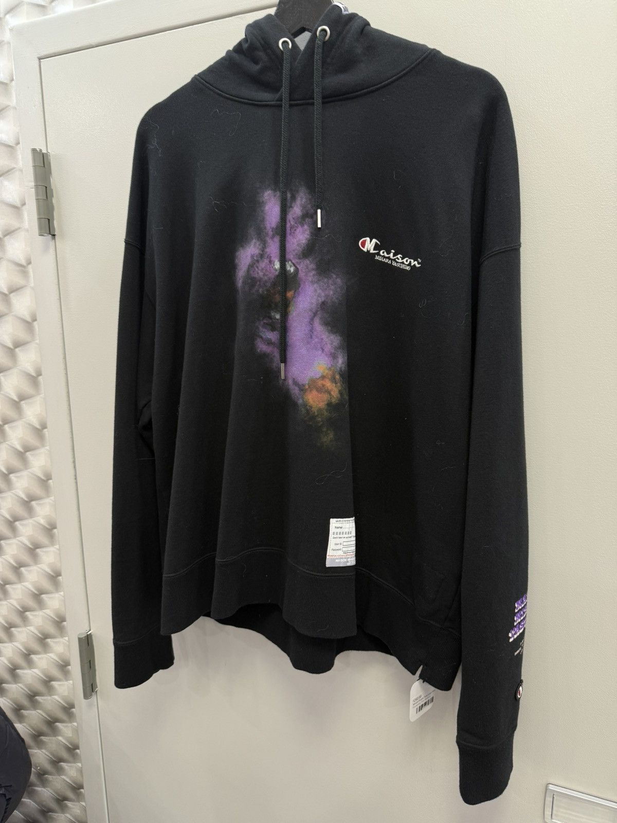 Maison MIHARA YASUHIRO MMY Purple Face Logo Hoodie Size US M / EU 48-50 / 2 - 3 Thumbnail
