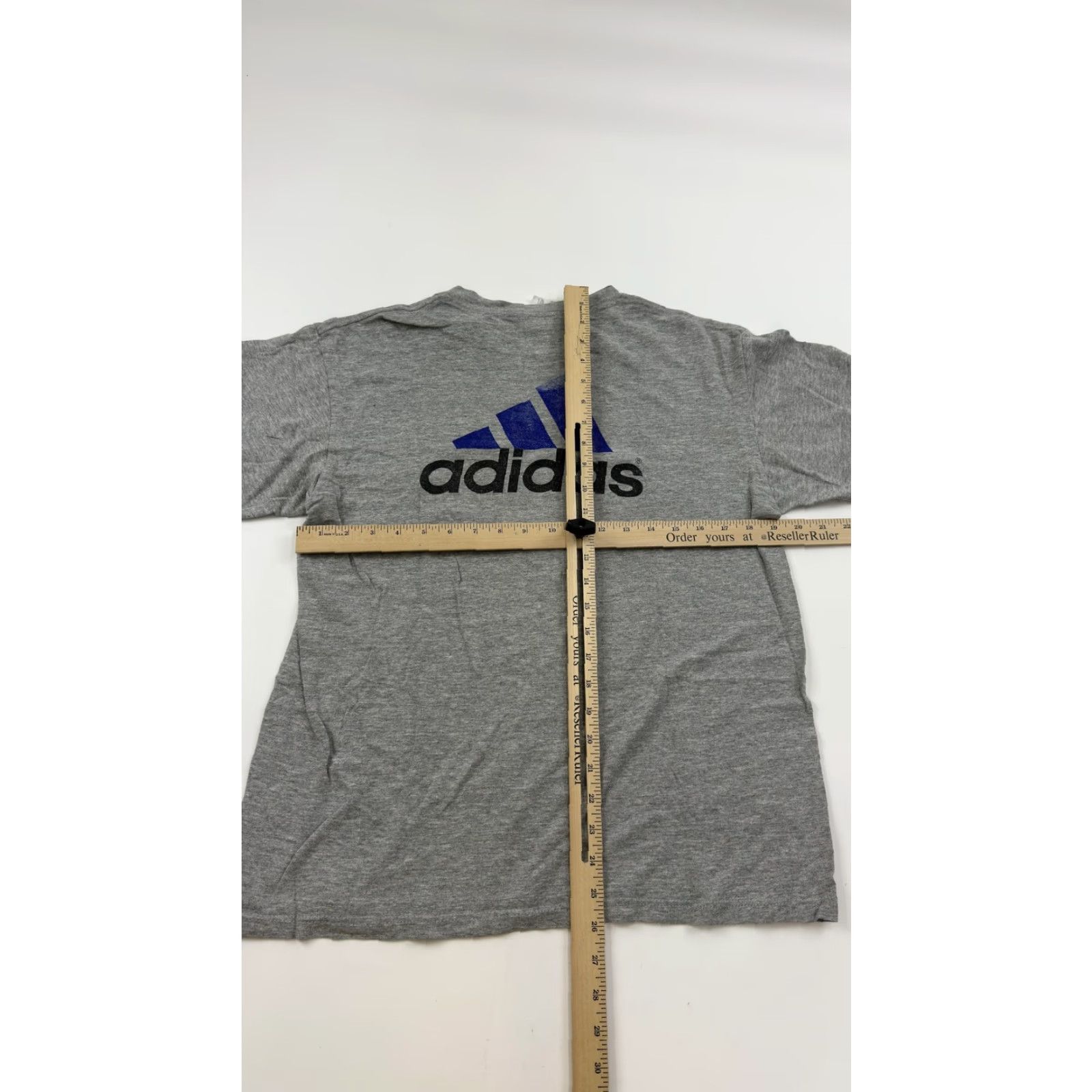 Adidas VINTAGE Adidas Shirt Mens Small Gray Schoolhouse Supplies Graphic Tee Made USA Retro Size US S / EU 44-46 / 1 - 7 Thumbnail