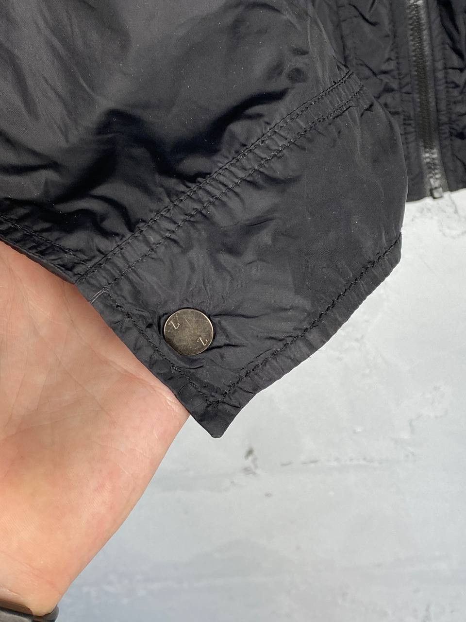 Ermenegildo Zegna × Z Zegna Z Zegna Black Nylon Light Jacket Size US XXL / EU 58 / 5 - 5 Thumbnail