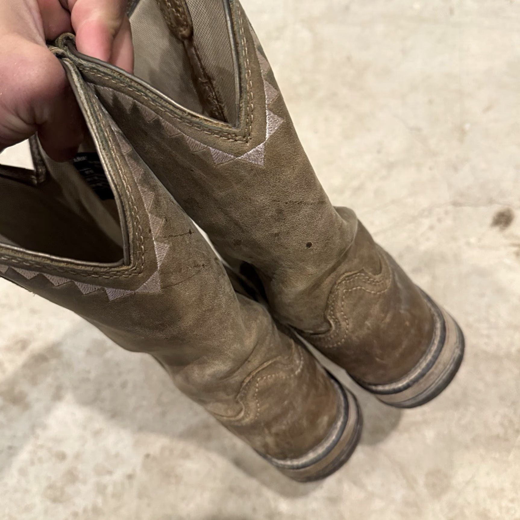 Ariat Ariat Anthem Deco Composite Toe Western Work Boot Brown Leather 9B Womens Cowboy Western Size 9 US 40 EU 6.5 UK Pre-owned Fair Size US 7 / IT 37 - 5 Thumbnail
