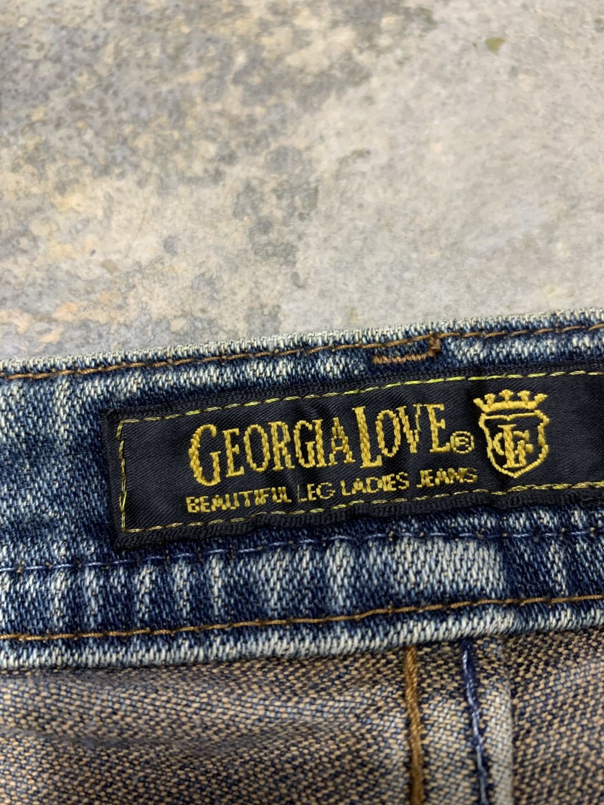 Japanese Brand × Vintage Flare jean Georgia Love ladies jean Size 27" / US 4 / IT 40 - 10 Thumbnail