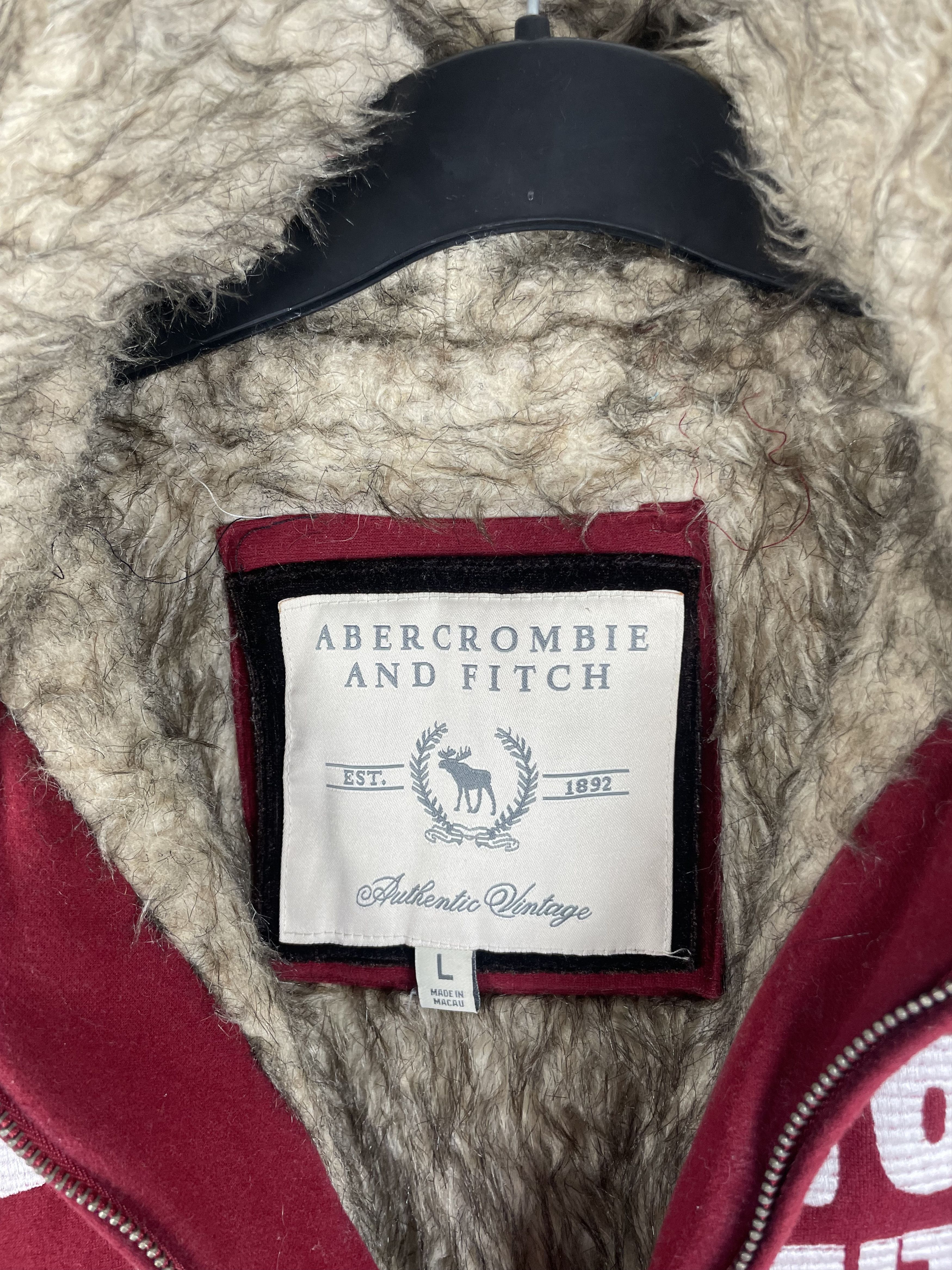 Abercrombie & Fitch Abercrombie&Fitch Sherpa Fur zip-hoodies Size US L / EU 52-54 / 3 - 5 Thumbnail