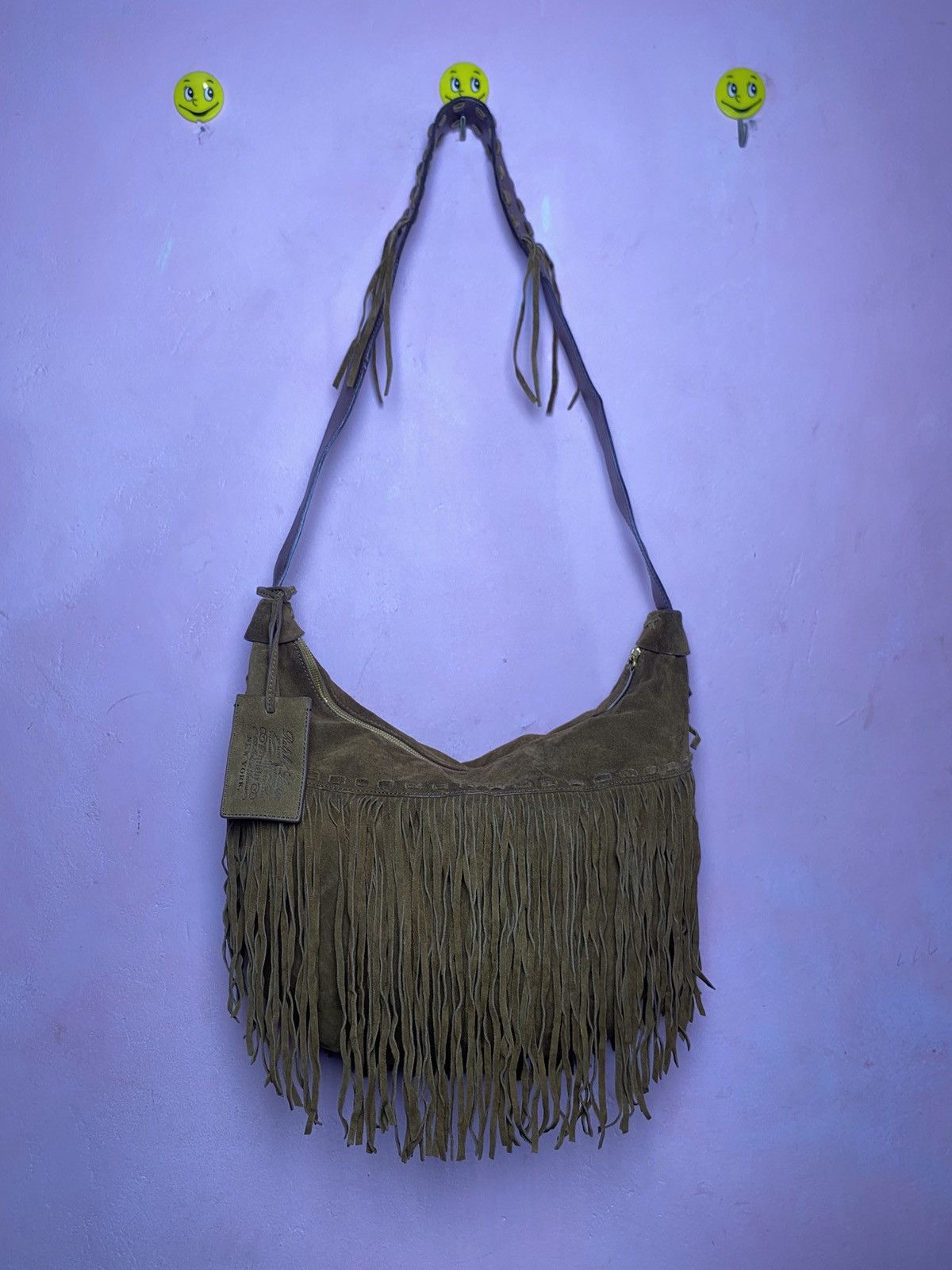 Polo Ralph Lauren POLO RALPH LAUREN Leather Fringe Shoulder Bag Size ONE SIZE - 3 Thumbnail