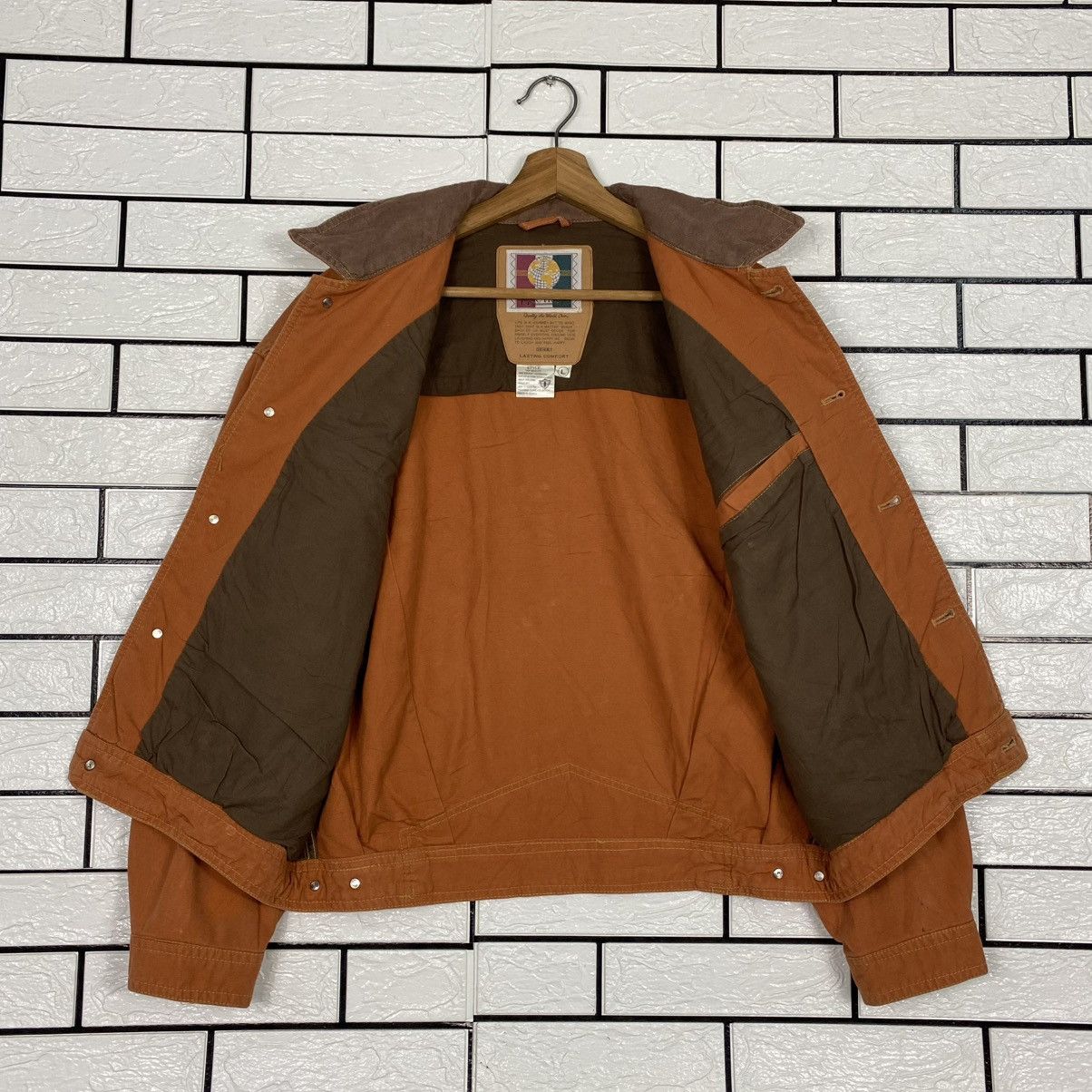Japanese Brand 🔥CROPPED HUNTING JACKET DUCK CANVAS MACHOPE ISSEY MIYAKE Size US L / EU 52-54 / 3 - 13 Thumbnail