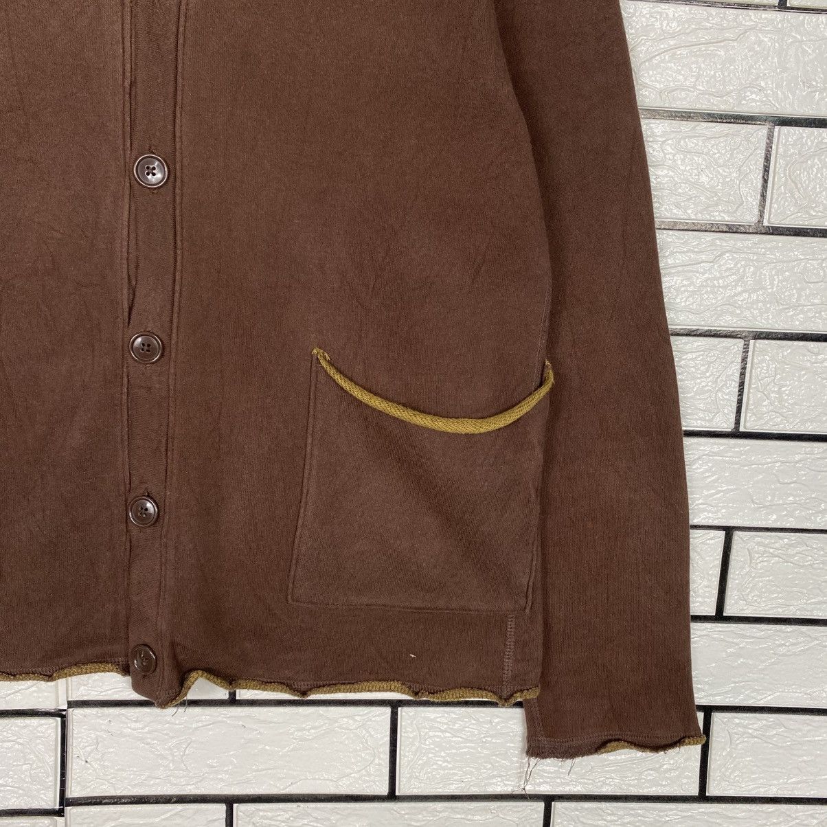 Japanese Brand 📌Vintage Cardigan Button Jacket Indigo Unbrand Issey Miyake Size M / US 6-8 / IT 42-44 - 6 Thumbnail