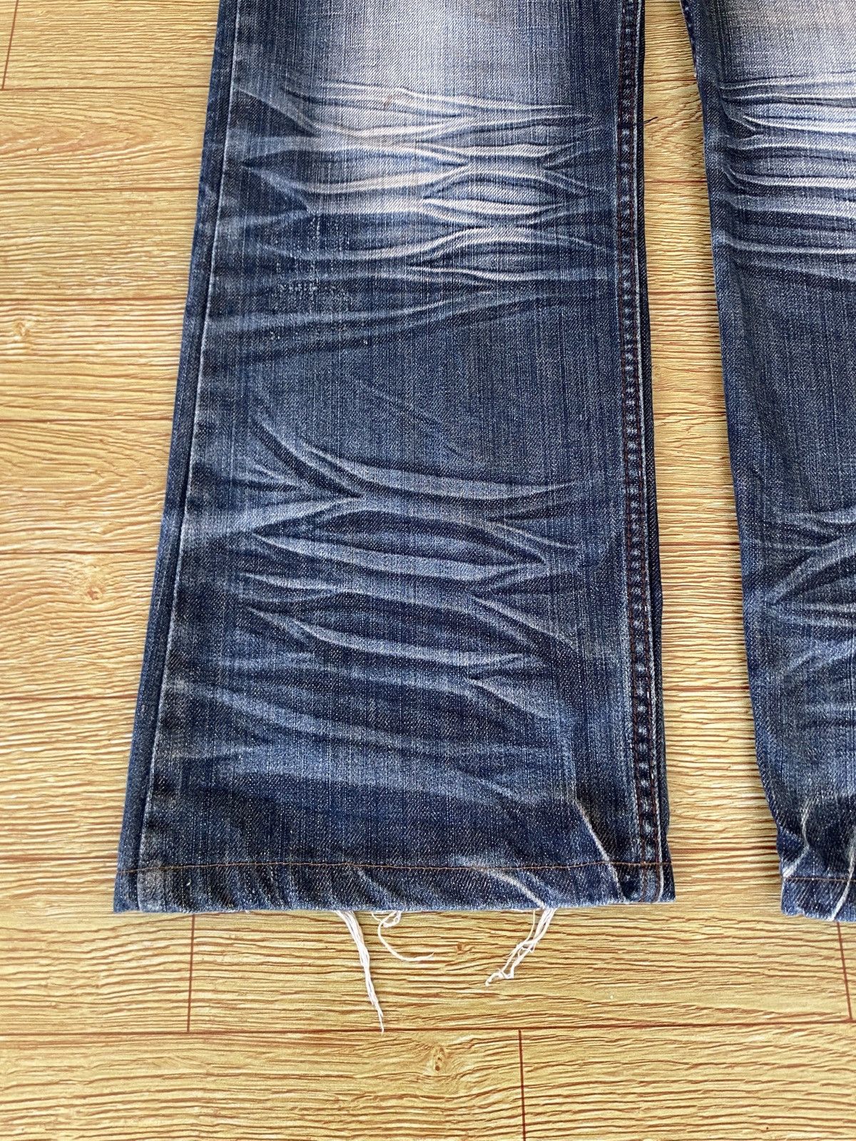 Japanese Brand Very Rare Vintage Japanee Brand Zhan Shen Baggy Jeans 2000s Size US 36 / EU 52 - 7 Thumbnail