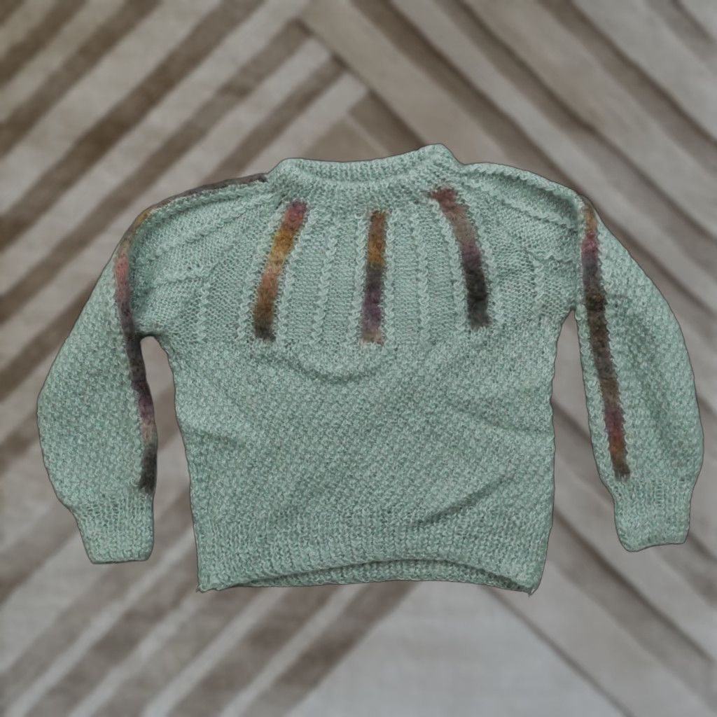 Vintage VINTAGE Marshall Fields Sweater Womens Medium Green Mohair Blend Pullover Shirt Pullover Mens Womens Boys Girls Size M / US 6-8 / IT 42-44 - 1 Thumbnail