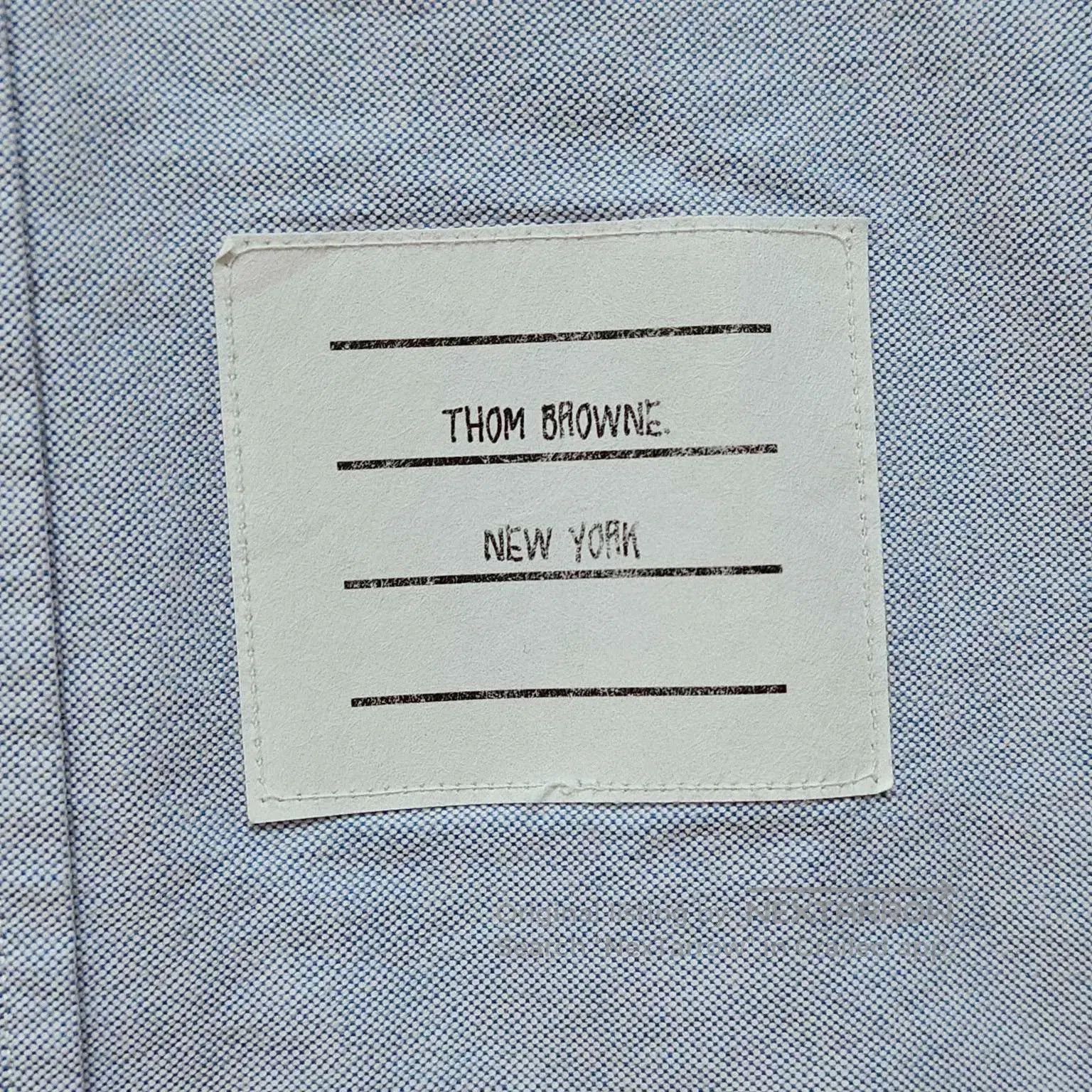 Thom Browne TB Thom Browne Light Blue Oxford Shirt. Size US S / EU 44-46 / 1 - 4 Thumbnail