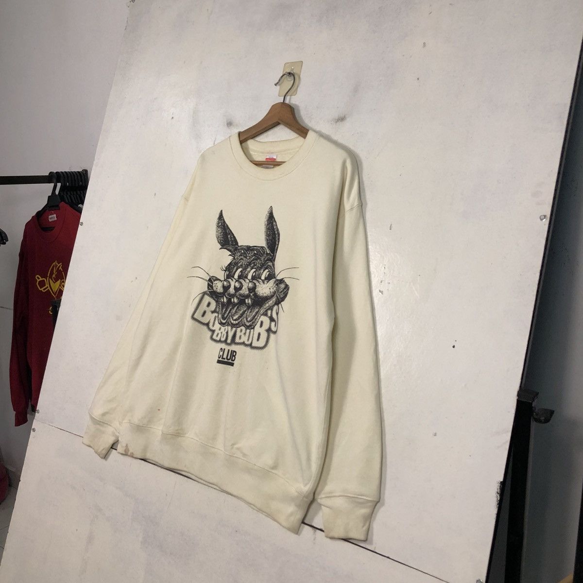 Japanese Brand 📌Vintage Sweatshirt Bobby Bob'S Big Logo Size US XXL / EU 58 / 5 - 4 Thumbnail