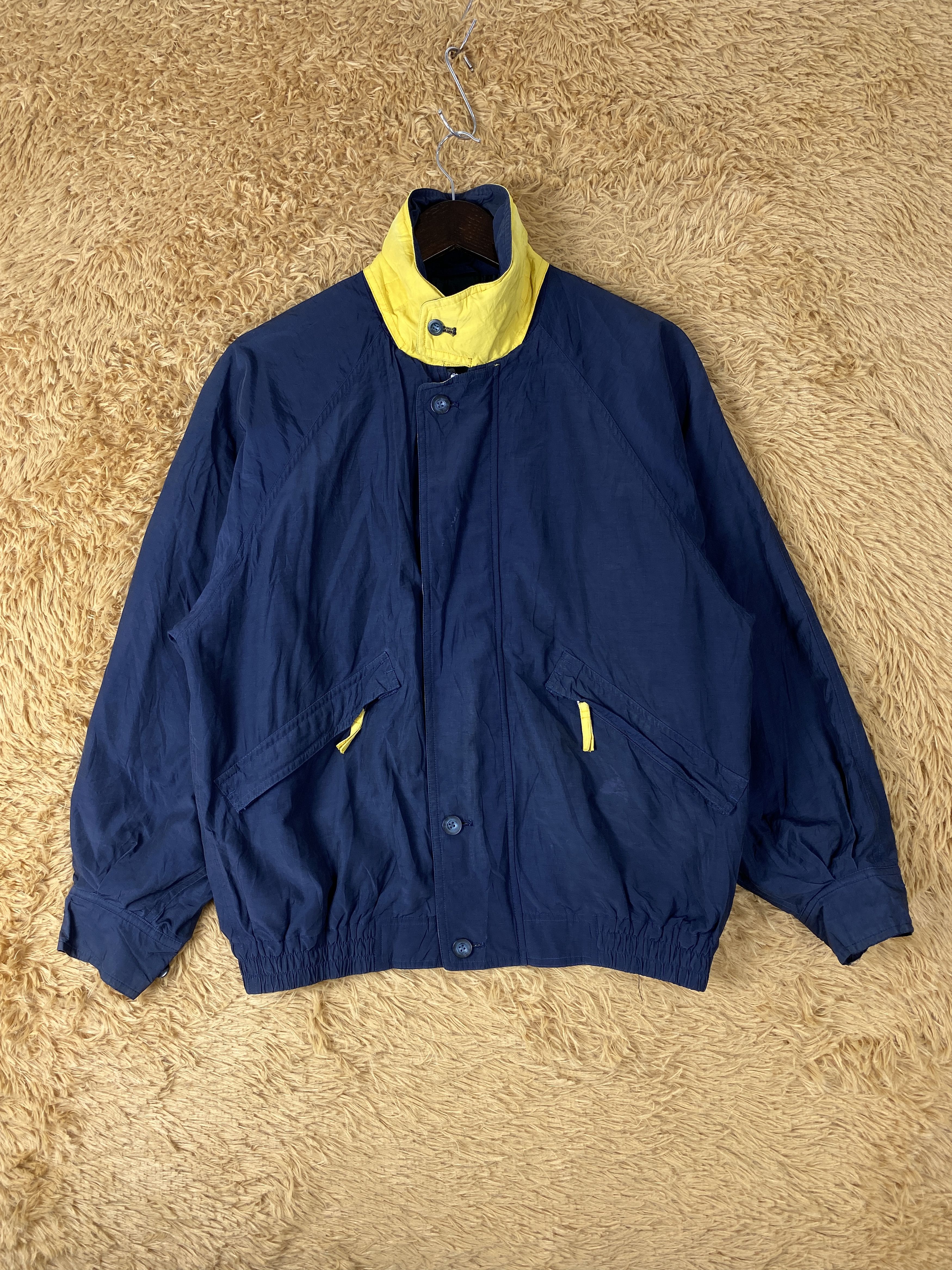 image of Vintage Jacket in Dark Blue, Men's (Size Small)