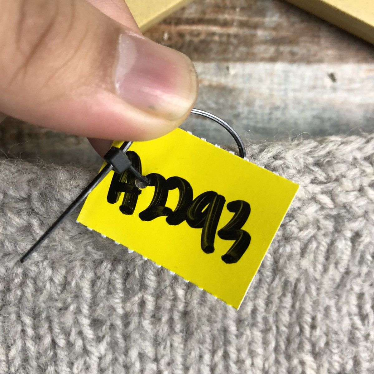 Japanese Brand × Vintage Japanese Brand Grey Hand Knit Cardigan #A2293 Size S / US 4 / IT 40 - 15 Thumbnail