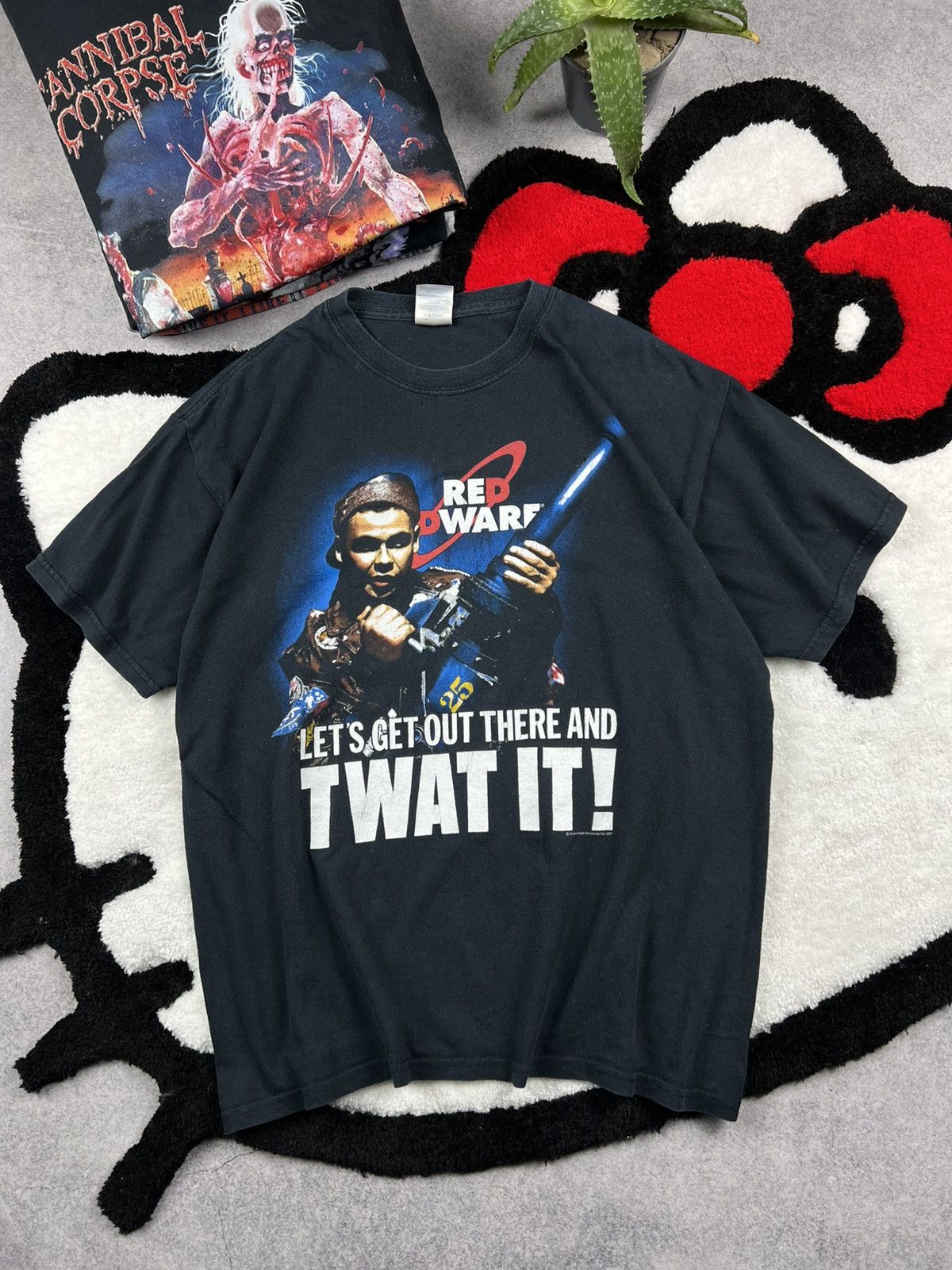 Band Tees Vintage Red Dwarf Twat It! Movie 2007 Japanese Y2K Tee Shirt Size US L / EU 52-54 / 3 - 1 Thumbnail