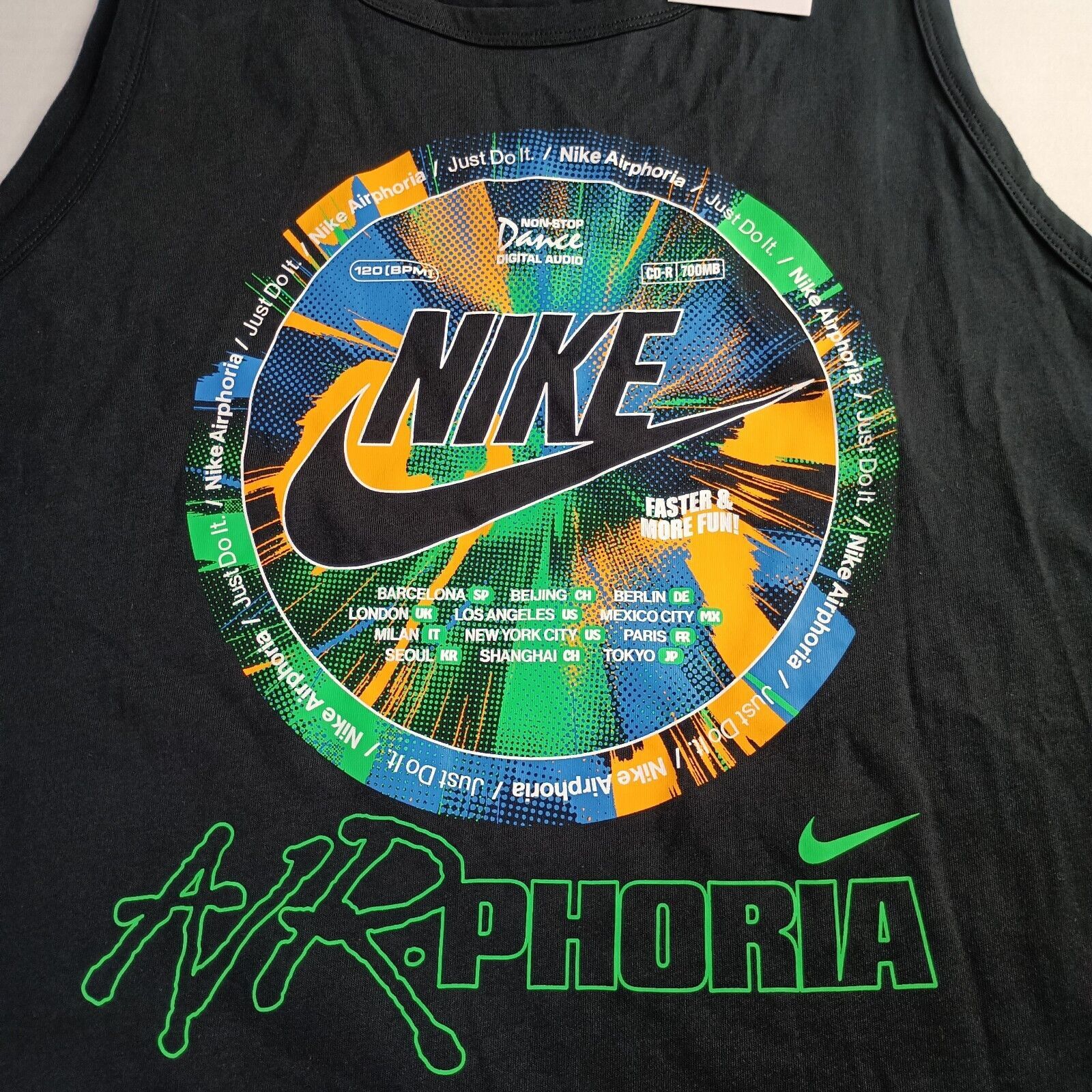 Nike Nike Sportswear Air-phoria Tank Top Men's L Black FV3726-010 Size US L / EU 52-54 / 3 - 2 Thumbnail