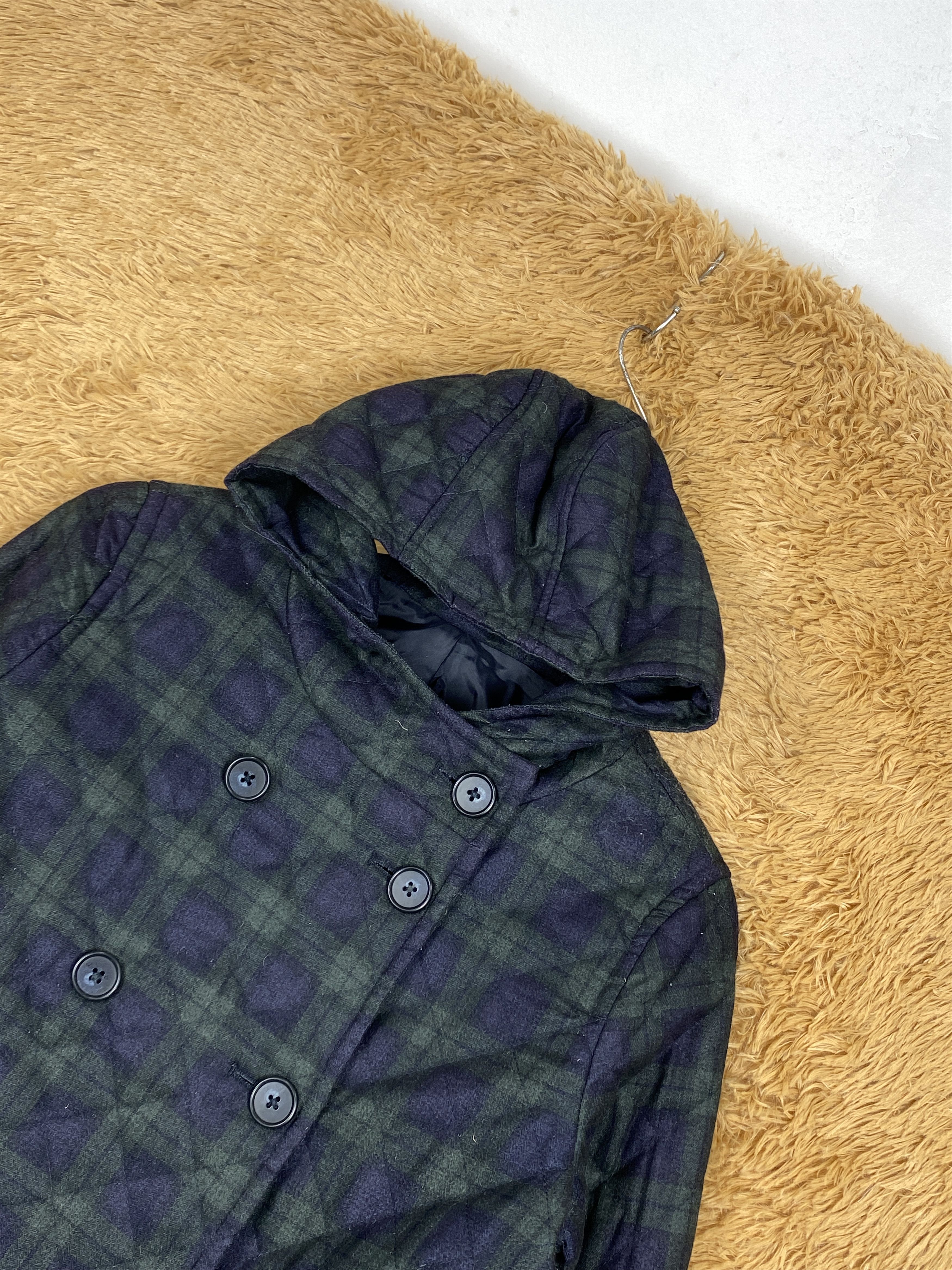 Japanese Brand Vintage Japanese Brand Checkeret Long Jacket Parkas J1786 Size US S / EU 44-46 / 1 - 2 Thumbnail