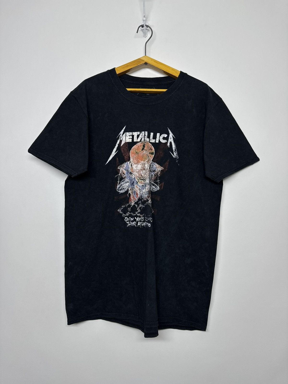 Metallica Vintage Y2k Metallica Black T-Shirt 2018 Size US M / EU 48-50 / 2 - 2 Thumbnail