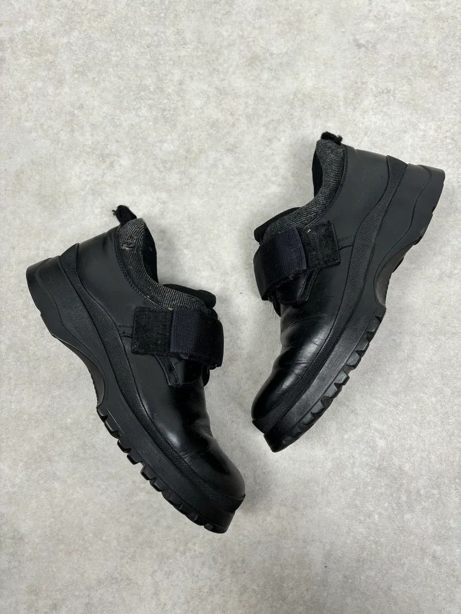 Prada 2000s Prada Black Loafer Velcro Leather Boots Size US 9.5 / EU 42-43 - 4 Thumbnail