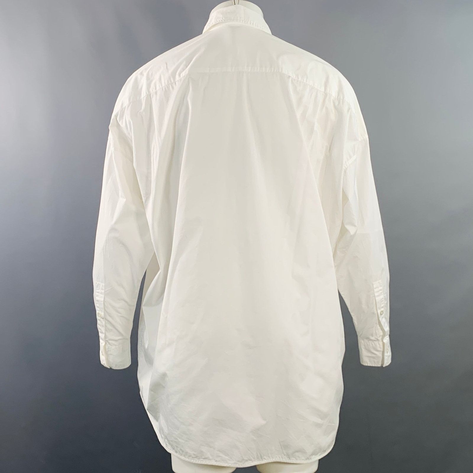 Other Size S White Cotton Oversized One Pocket Volume Shirt Size US S / EU 44-46 / 1 - 4 Thumbnail