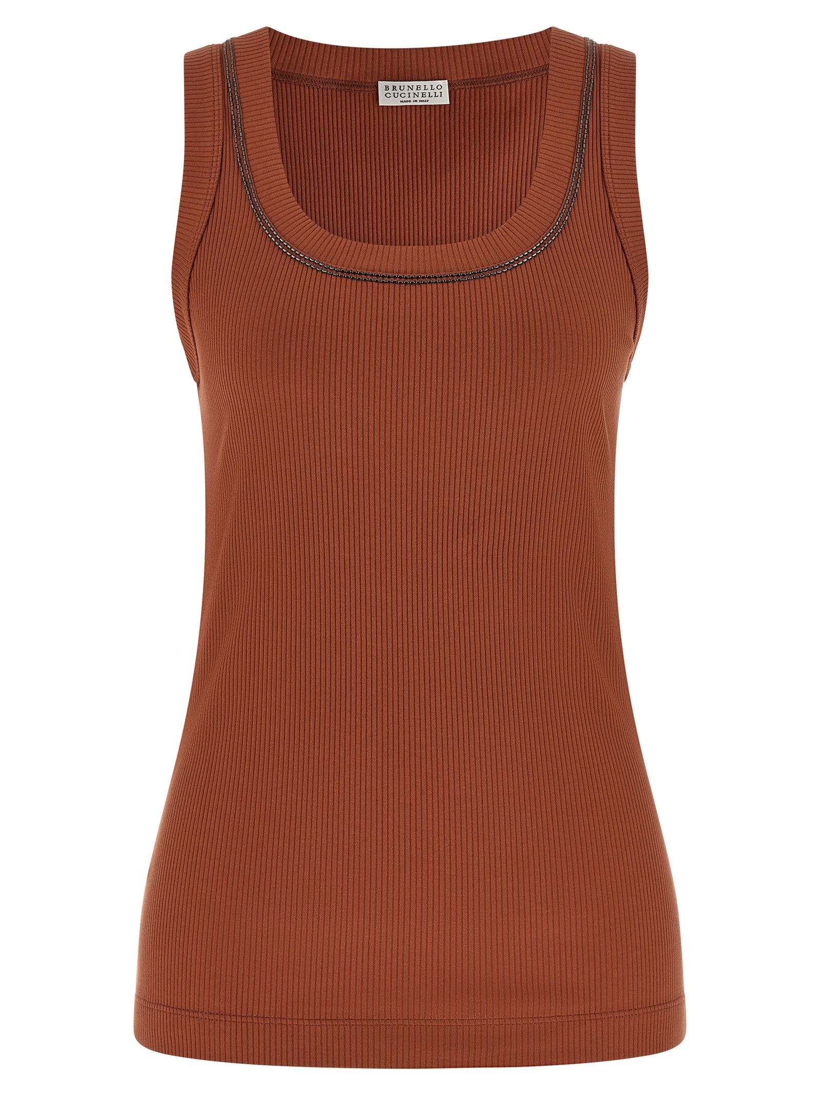Brunello Cucinelli 'Shiny Trim' Top Size S / US 4 / IT 40 - 1 Thumbnail