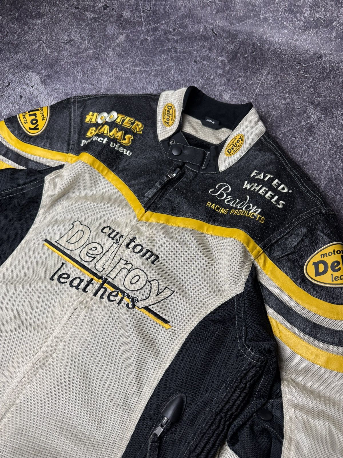 NASCAR × Vintage vintage Delroy leather nascar racing jacket Size US M / EU 48-50 / 2 - 1 Thumbnail