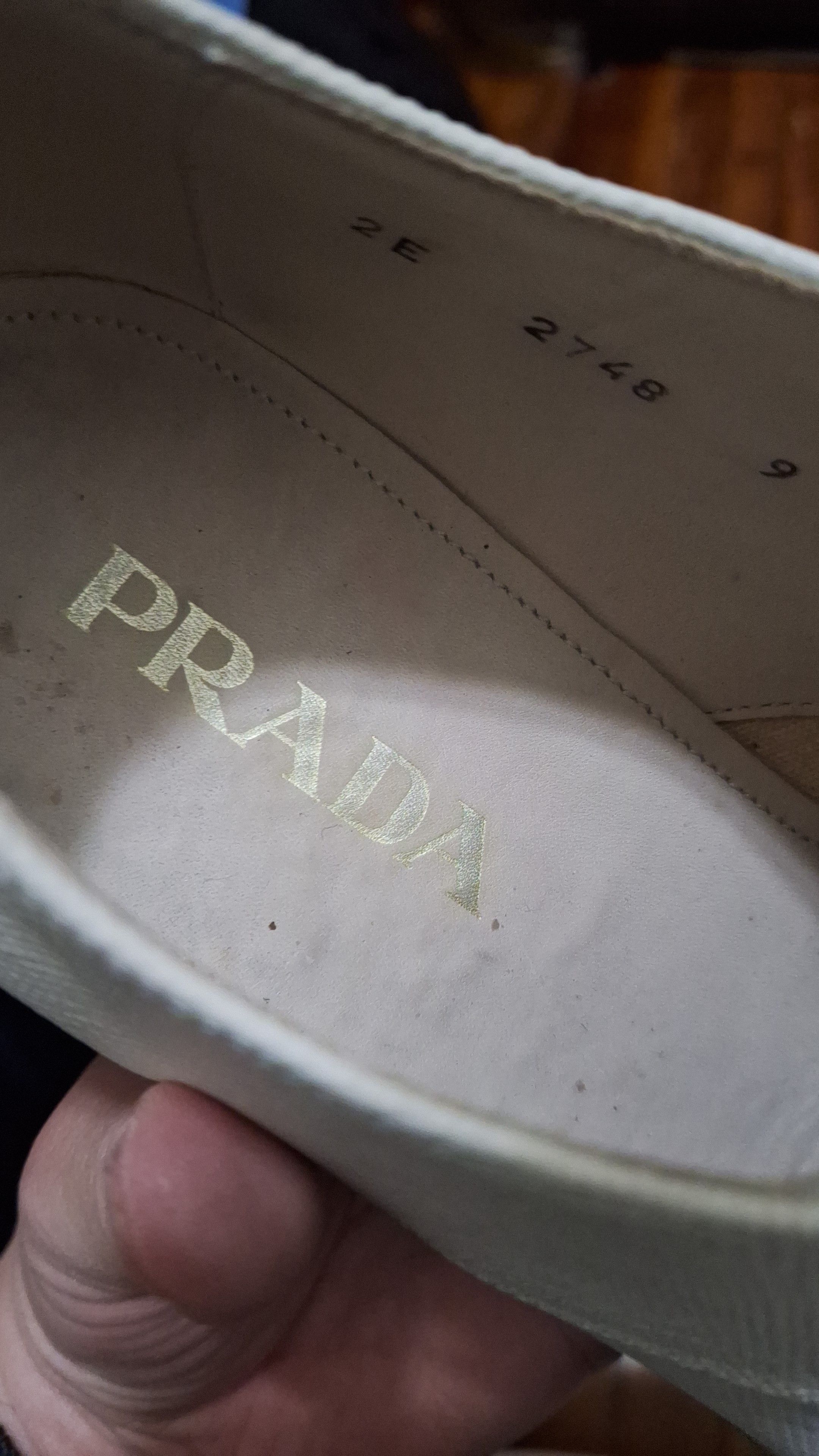 Prada Prada ivory derby shoes Size US 10 / EU 43 - 9 Thumbnail