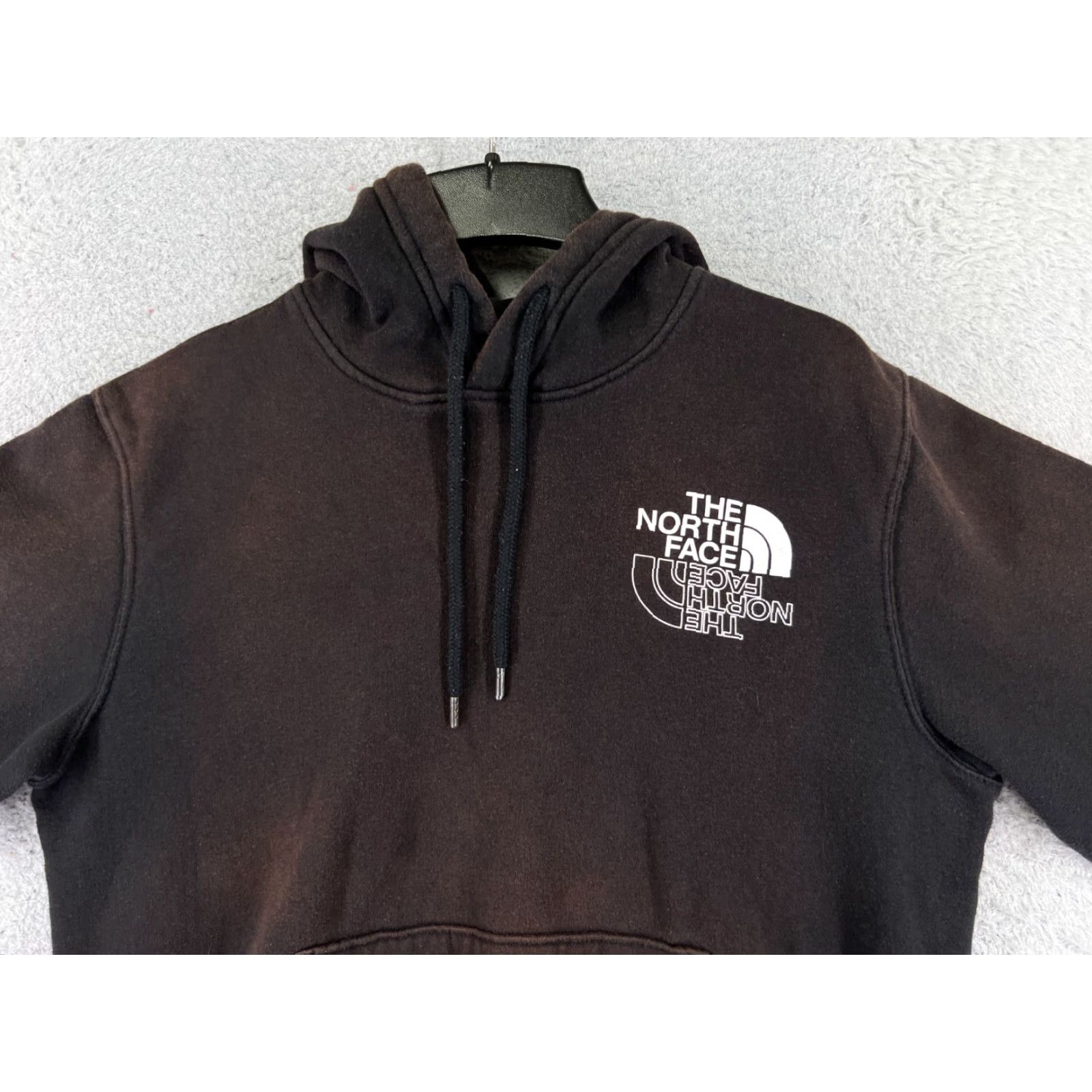The North Face The North Face Mens Hoodie Pullover Black Logo All Over Print Sweatshirt Crew Neck S Small Size US S / EU 44-46 / 1 - 4 Thumbnail