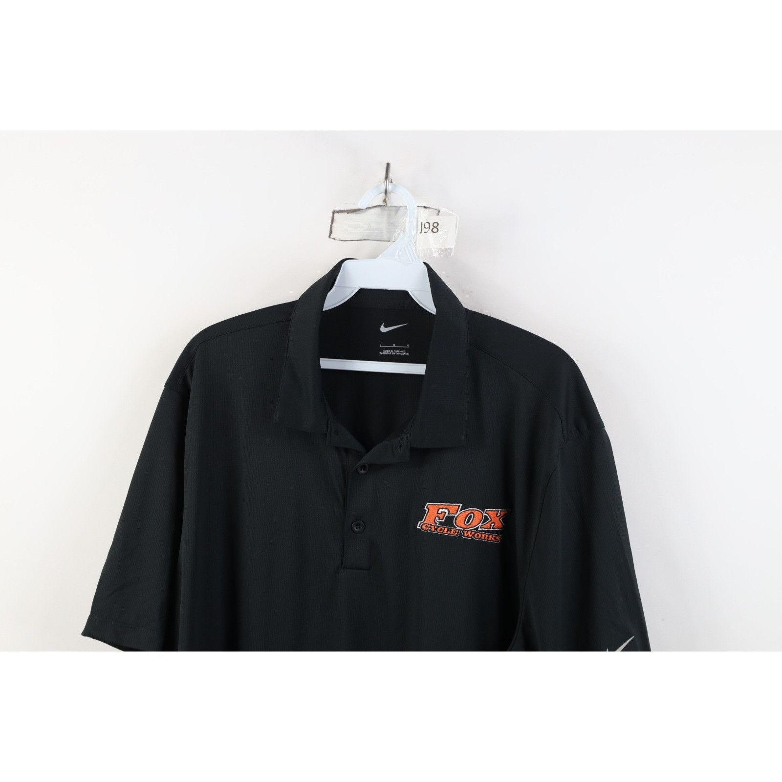 Nike New Nike Fox Cycle Works Motorcycle Knit Golf Polo Size US L / EU 52-54 / 3 - 2 Thumbnail