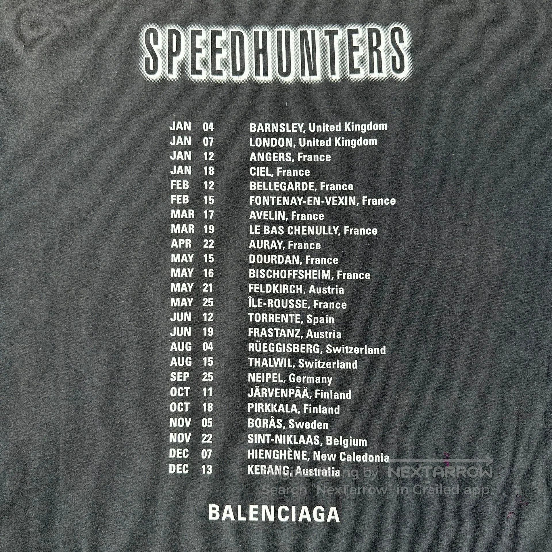 Balenciaga balenciaga speedhunters short sleeve t. Size US S / EU 44-46 / 1 - 7 Thumbnail