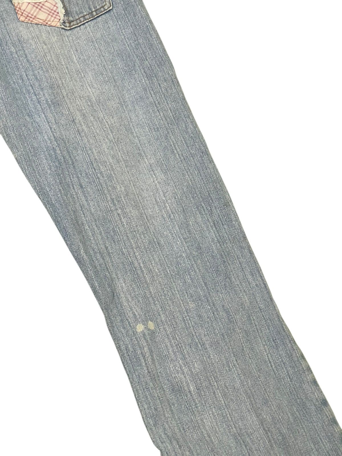 Japanese Brand Distress Jeans Nylaus Faded Blue Regular Fit 9🟦 Size US 32 / EU 48 - 12 Thumbnail