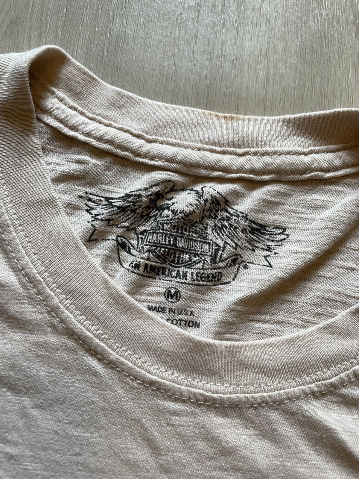 Harley Davidson HARLEY DAVIDSON Skull Tee Made in USA 100% Cotton Sz Medium Size US M / EU 48-50 / 2 - 4 Thumbnail