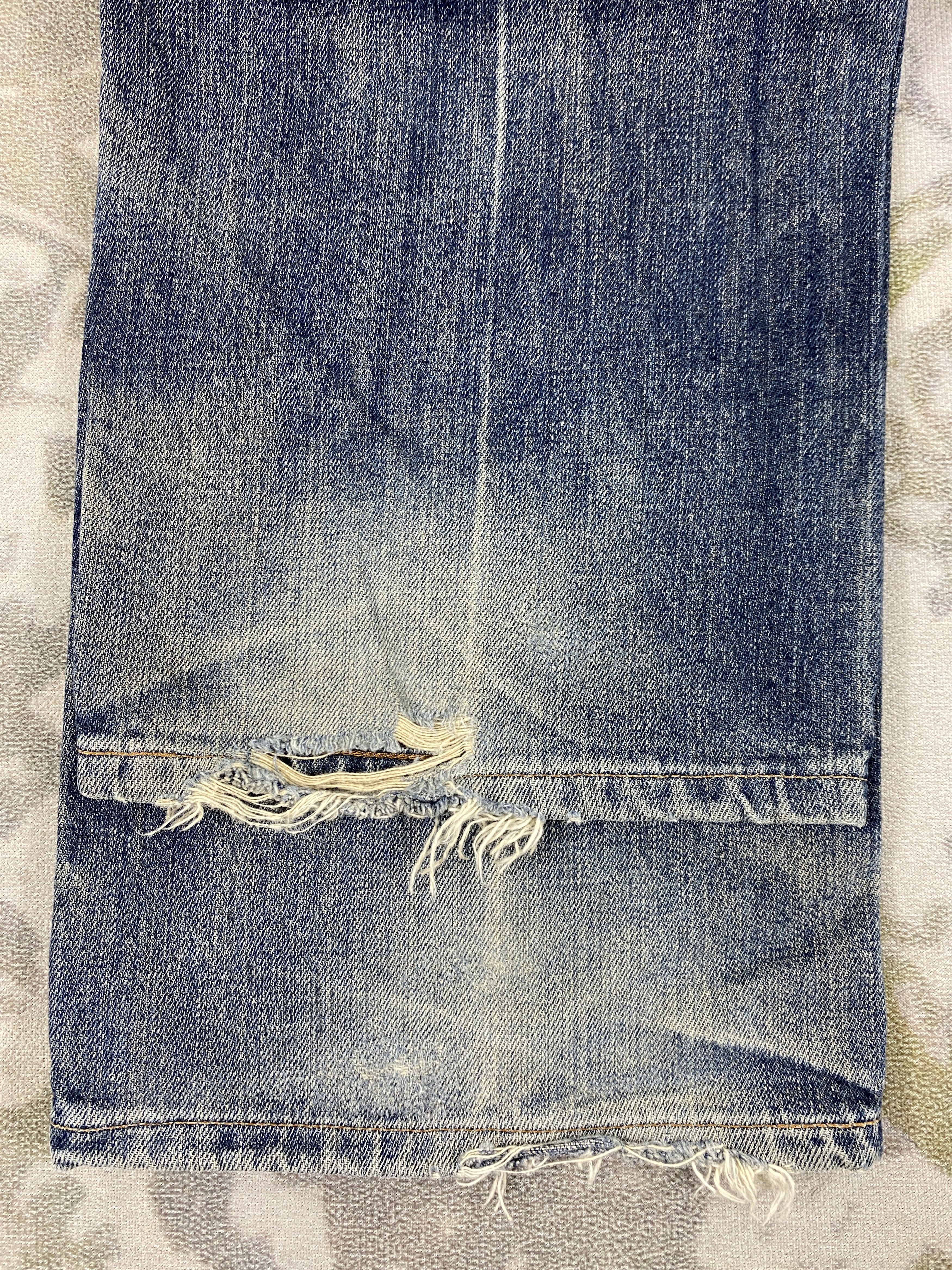Beauty Beast EDWIN XV FADED JEANS RUSTY MUDWASH DENIM PANT 35x33- JN3526 Size US 35 - 13 Thumbnail