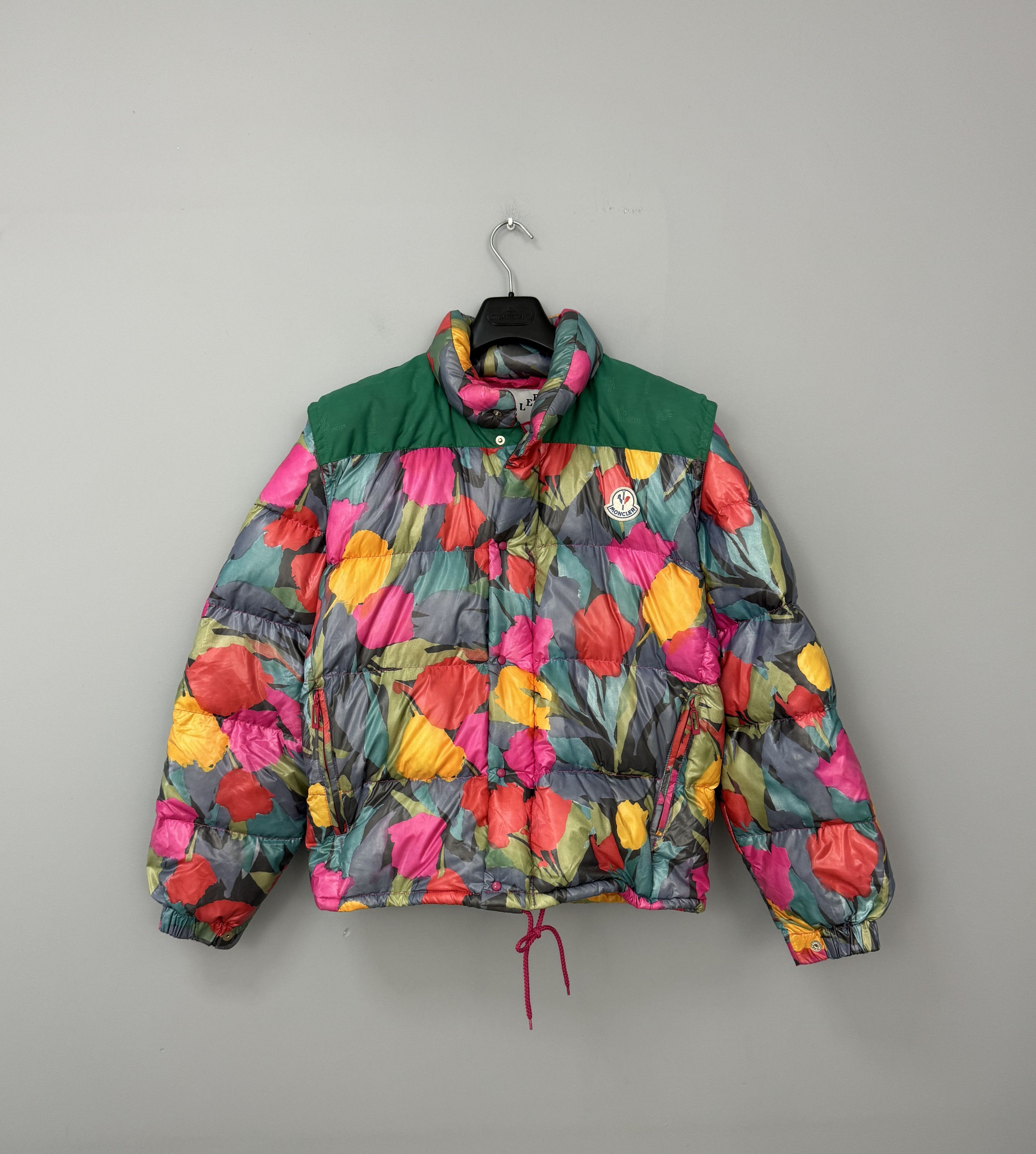 Moncler Moncler floral printed puffer jacket women | Grailed