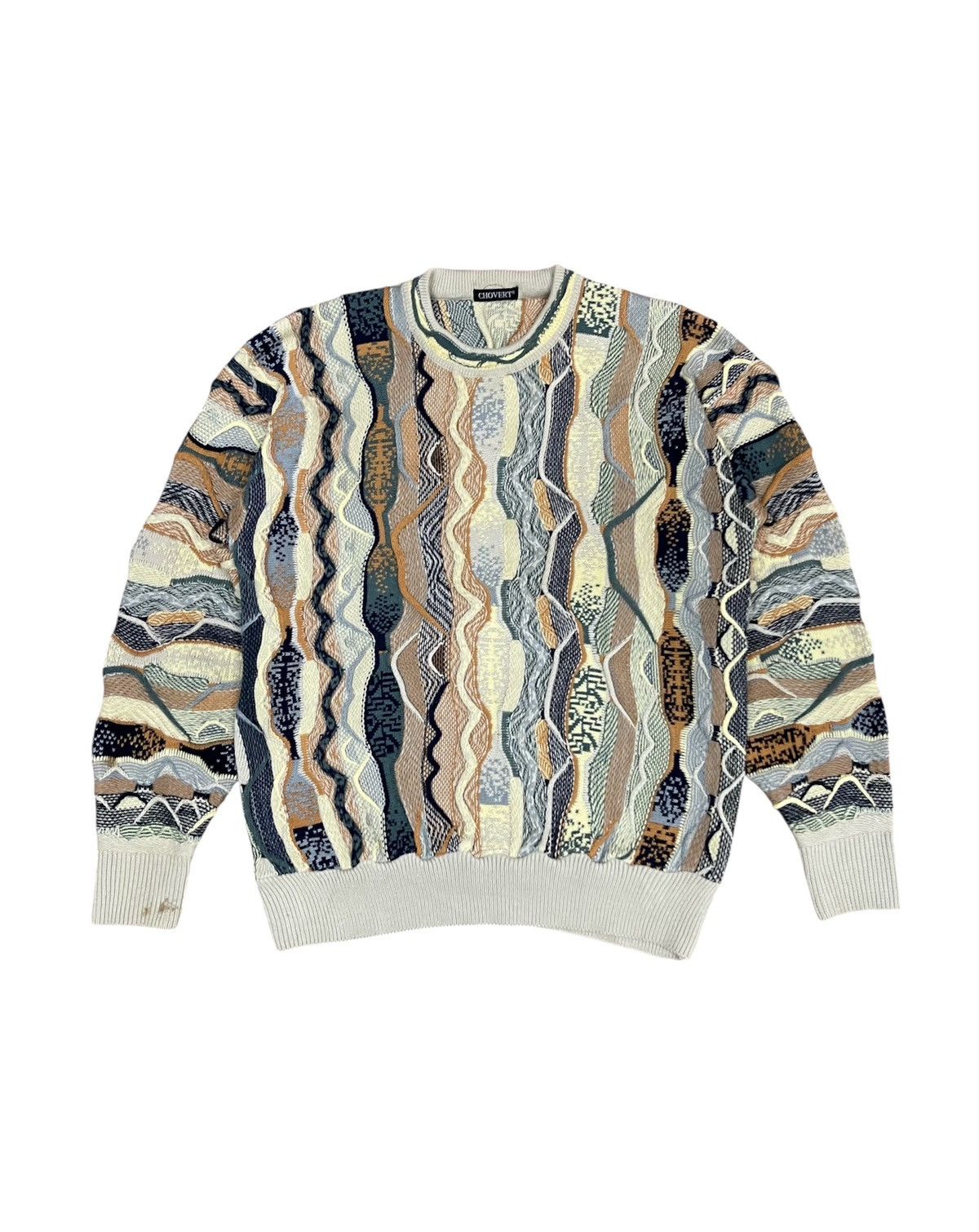 90s COOGI STYLE KNITWEAR SWEATSHIRT BRAND CHOVERT